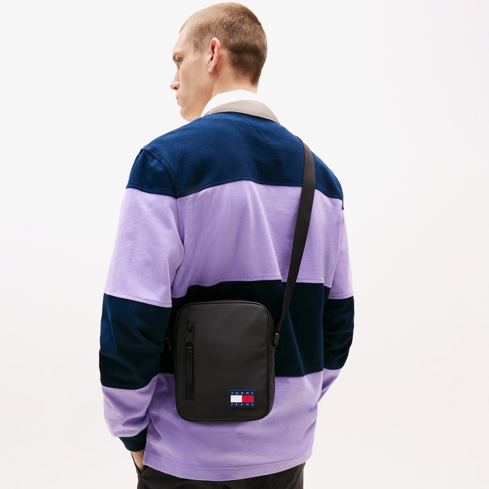 Tommy Jeans Elevated Reporter Erkek Siyah Çapraz Çanta