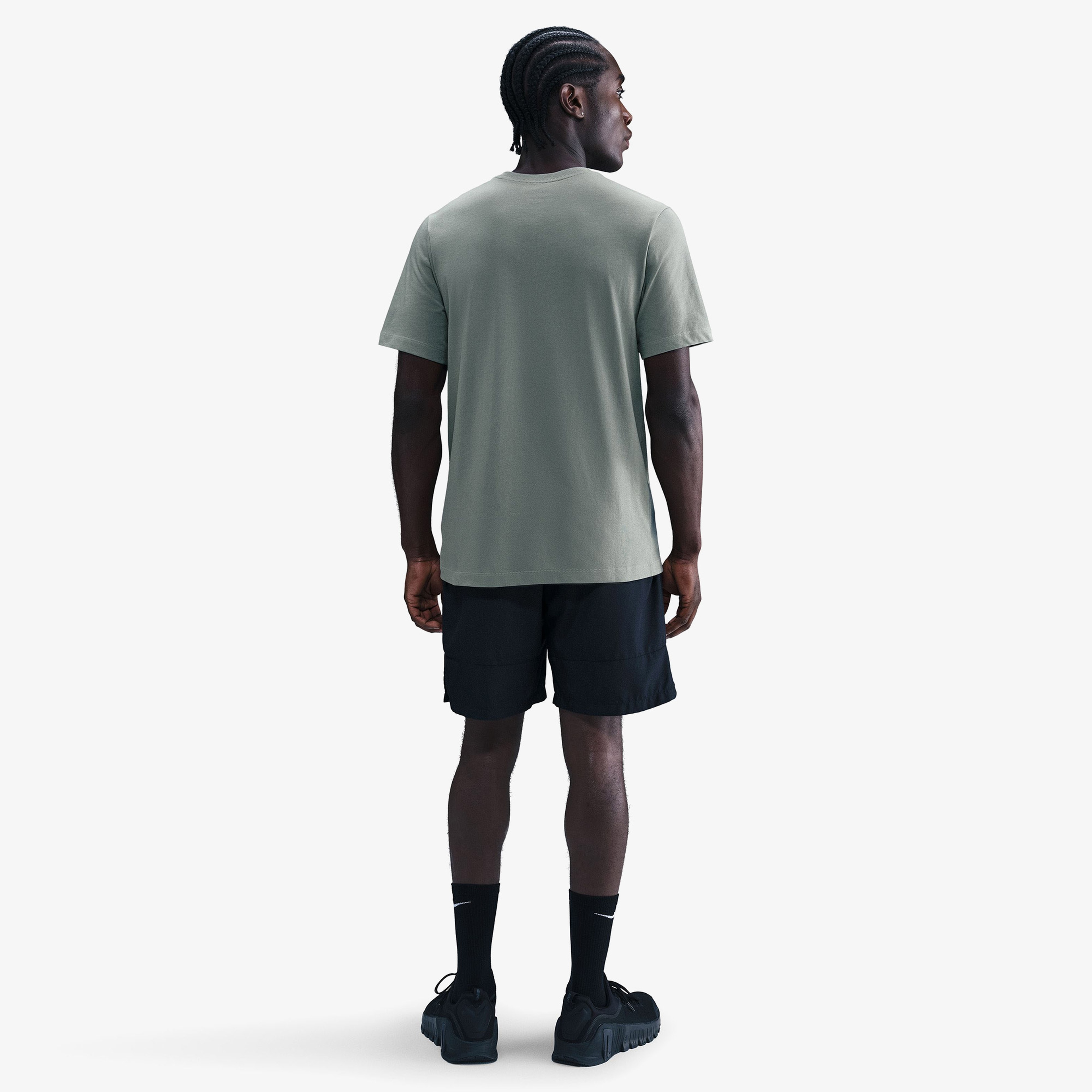 Nike Dri-Fit Crew Solid Erkek Yeşil T-Shirt