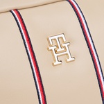 Tommy Hilfiger Popette Soft Corp Kadın Bej Çapraz Çanta