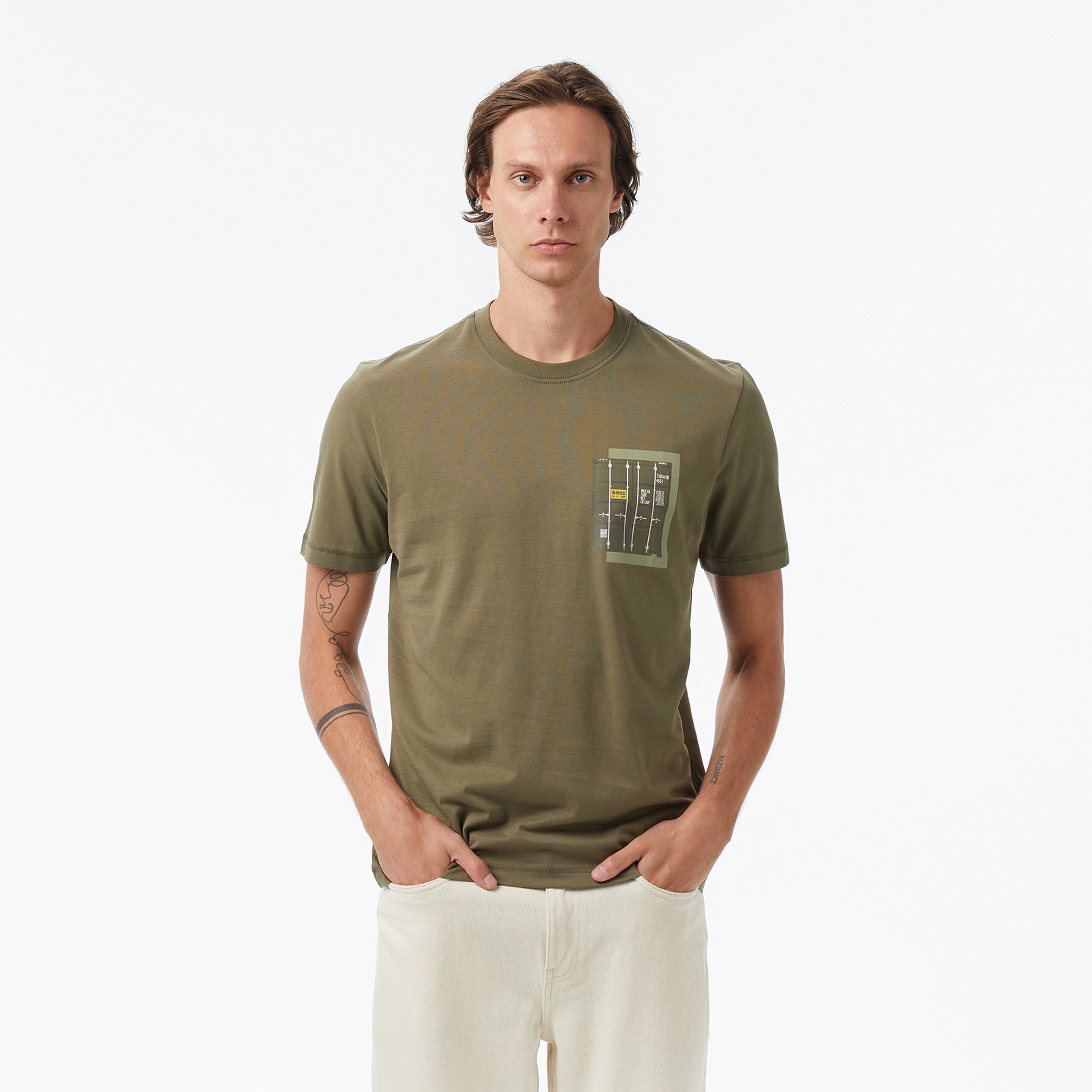 Boss Container Erkek Açık Yeşil T-Shirt