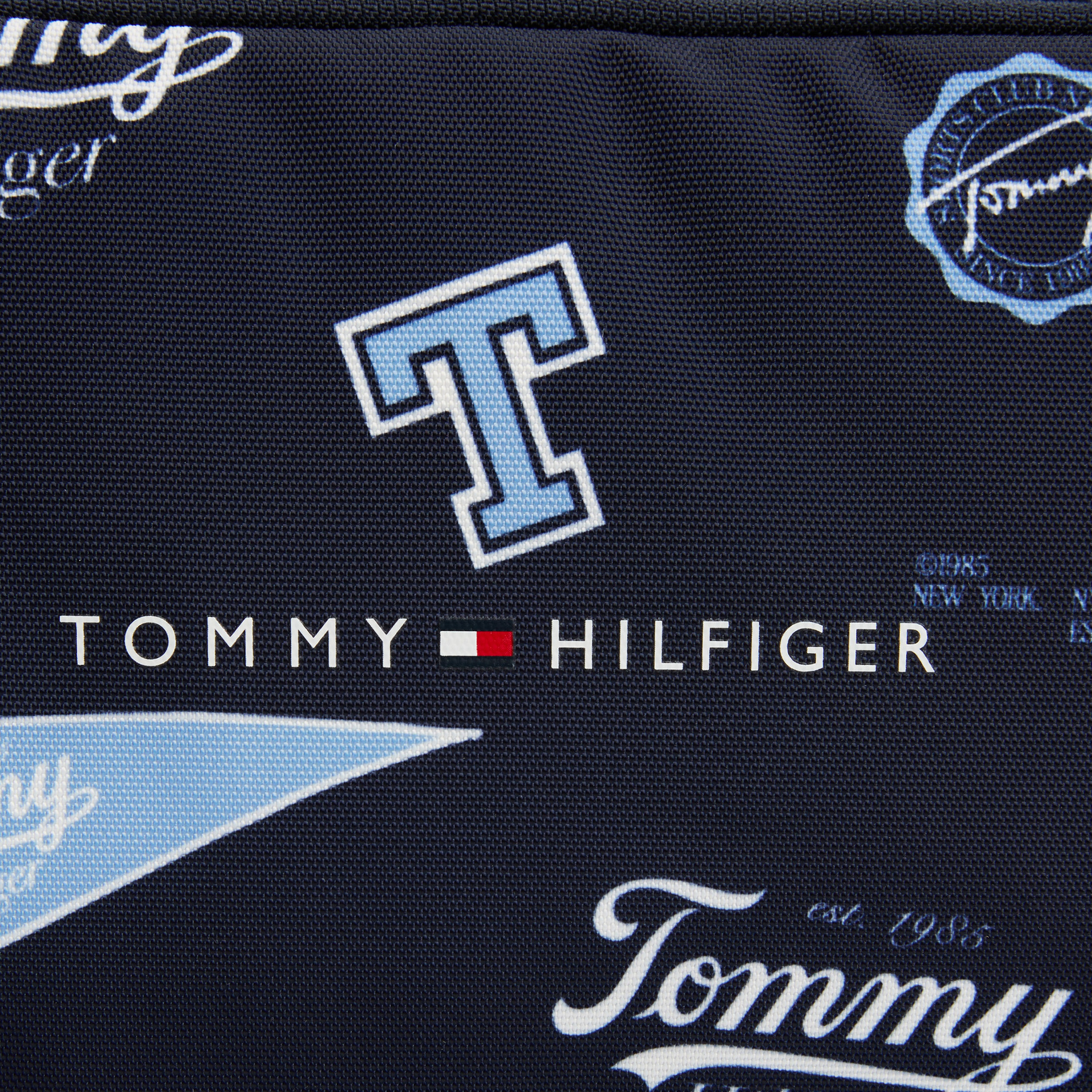 Tommy Hilfiger Essential Printed Çocuk Lacivert Sırt Çantası