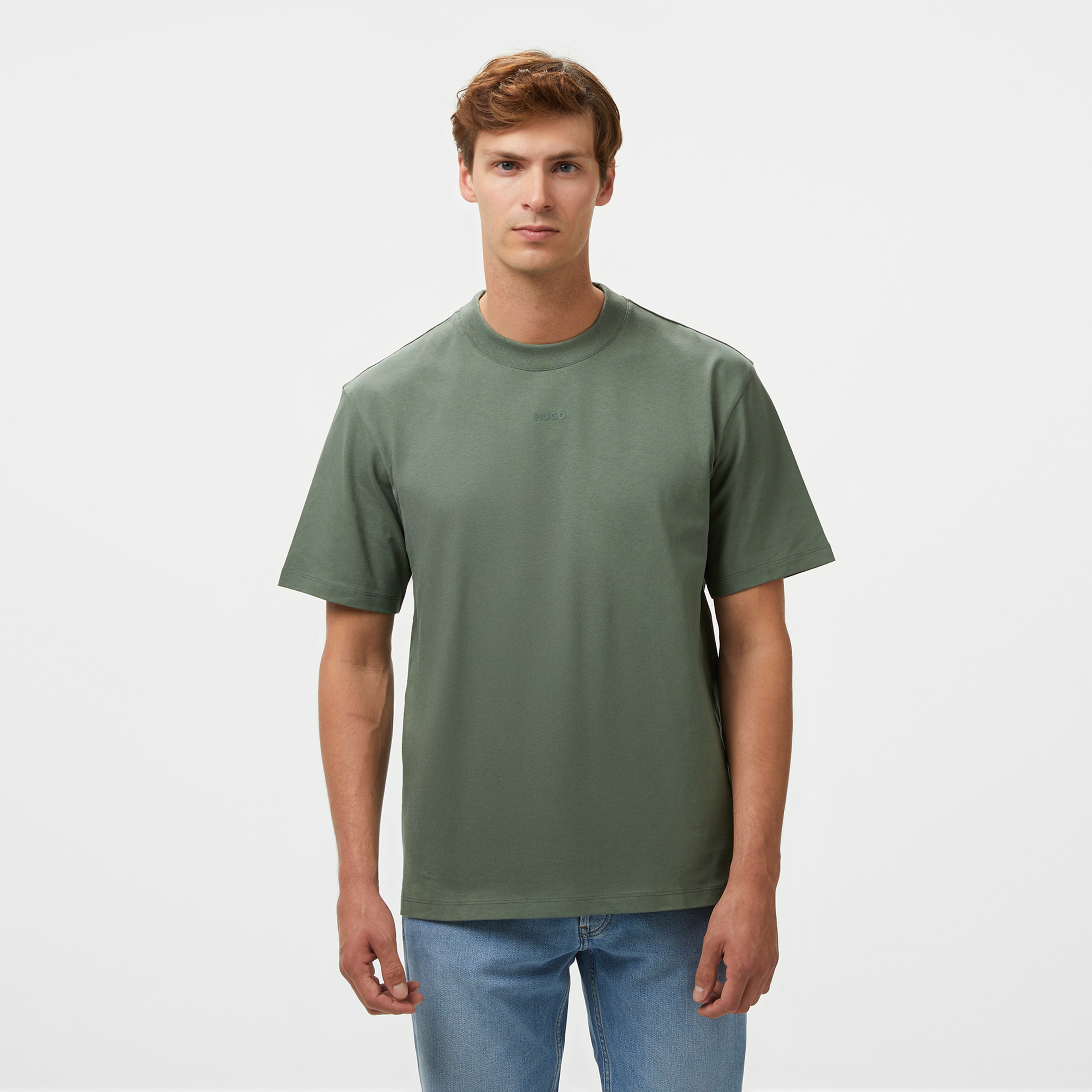 Hugo Dapolino Erkek Yeşil T-Shirt