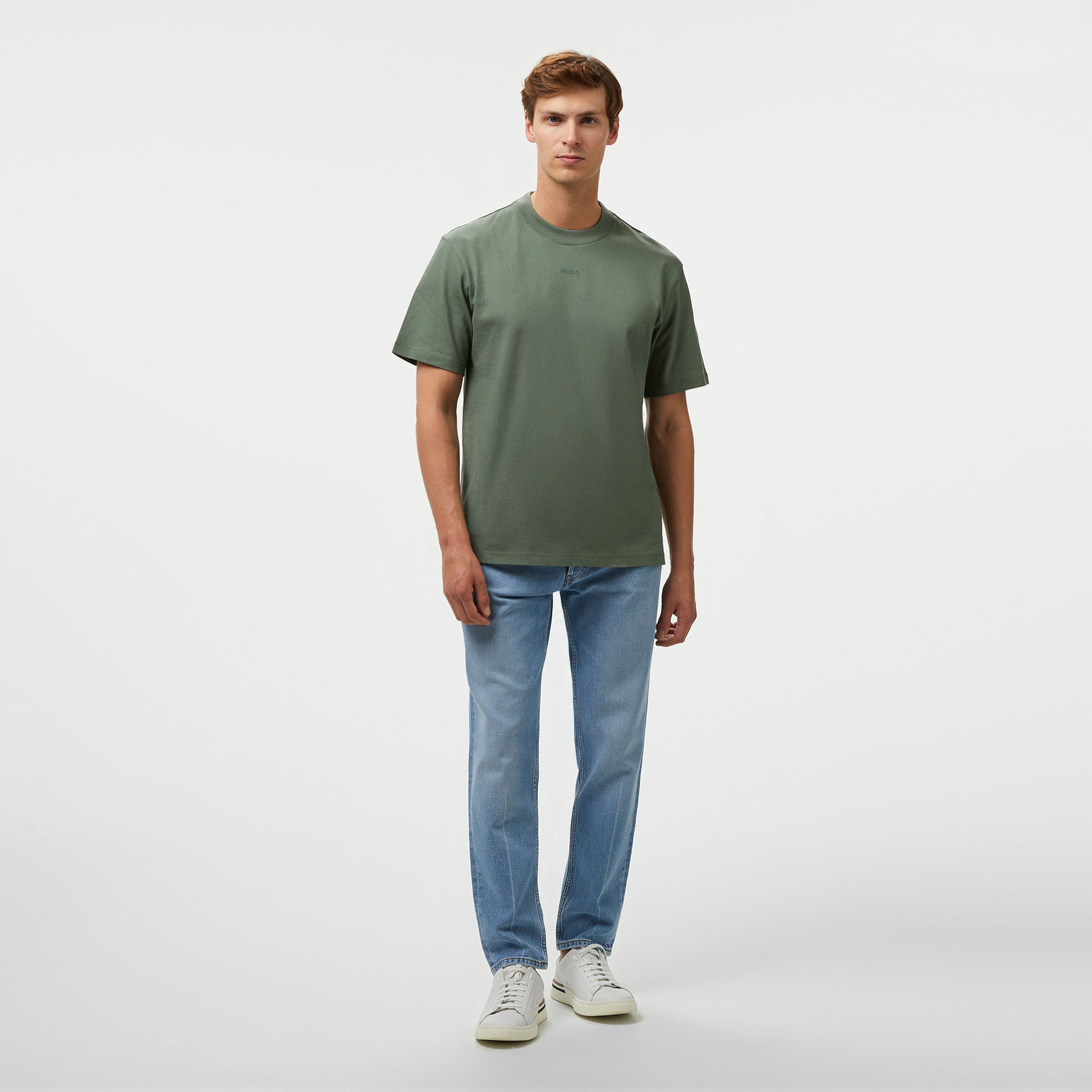 Hugo Dapolino Erkek Yeşil T-Shirt