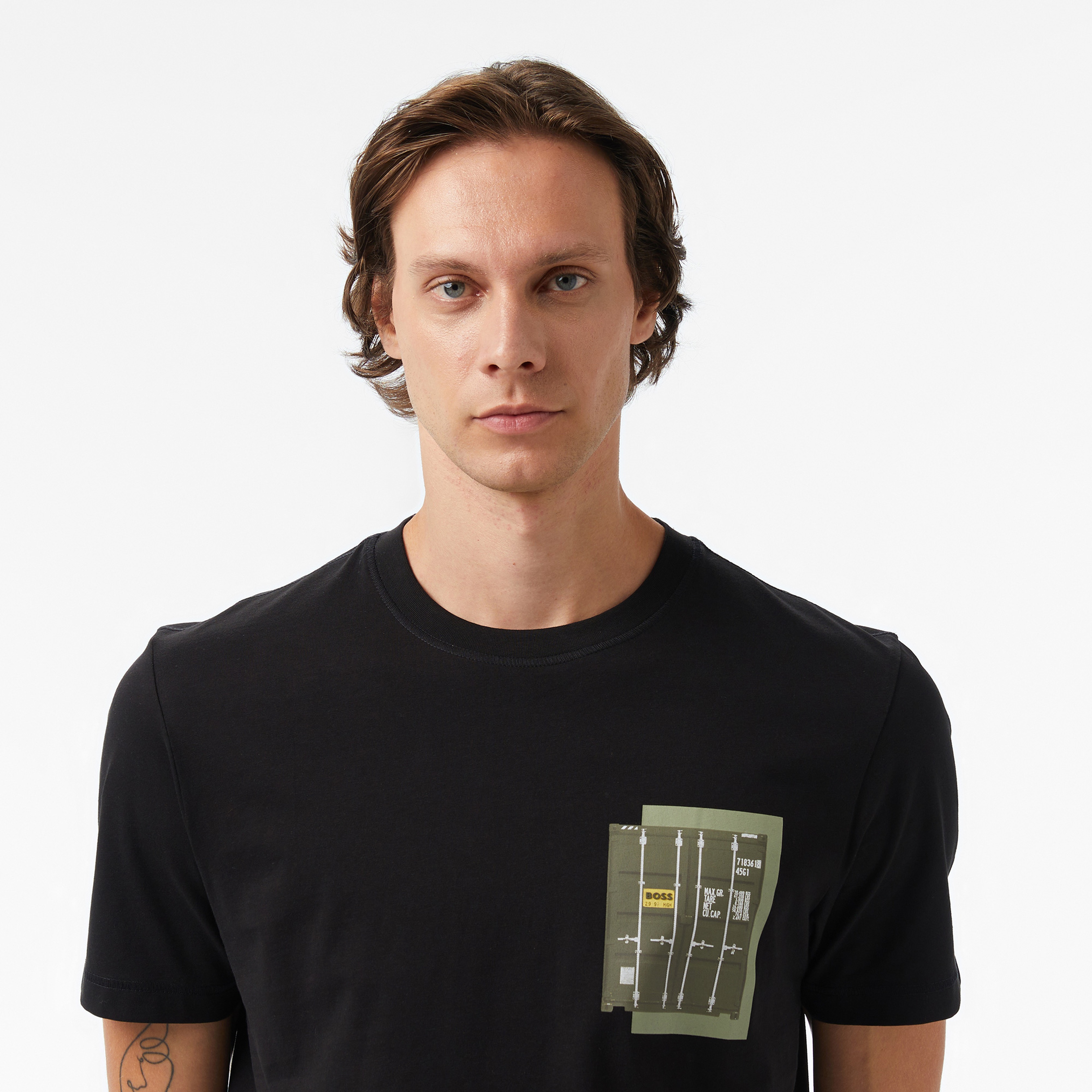 Boss Container Erkek Siyah T-Shirt