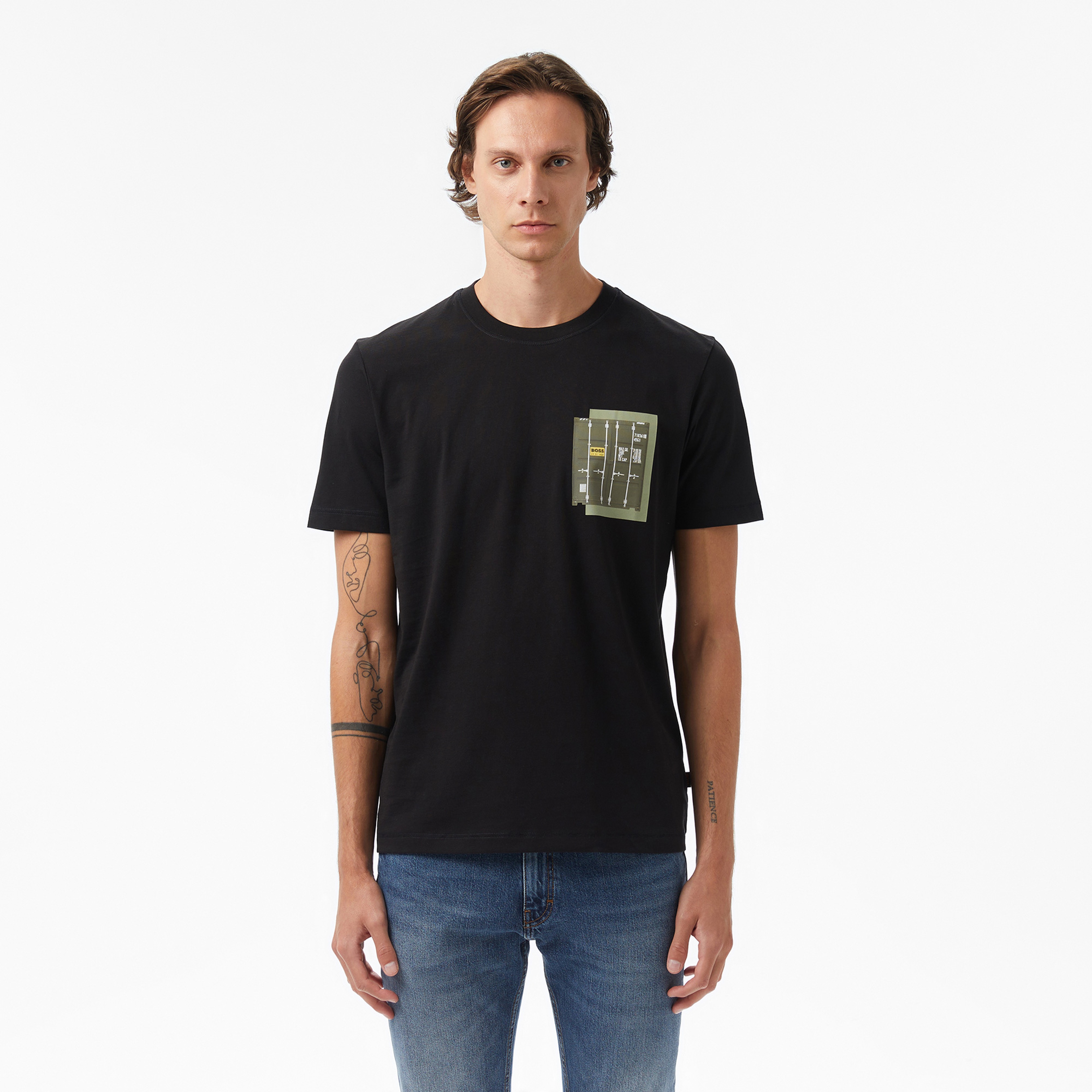 Boss Container Erkek Siyah T-Shirt