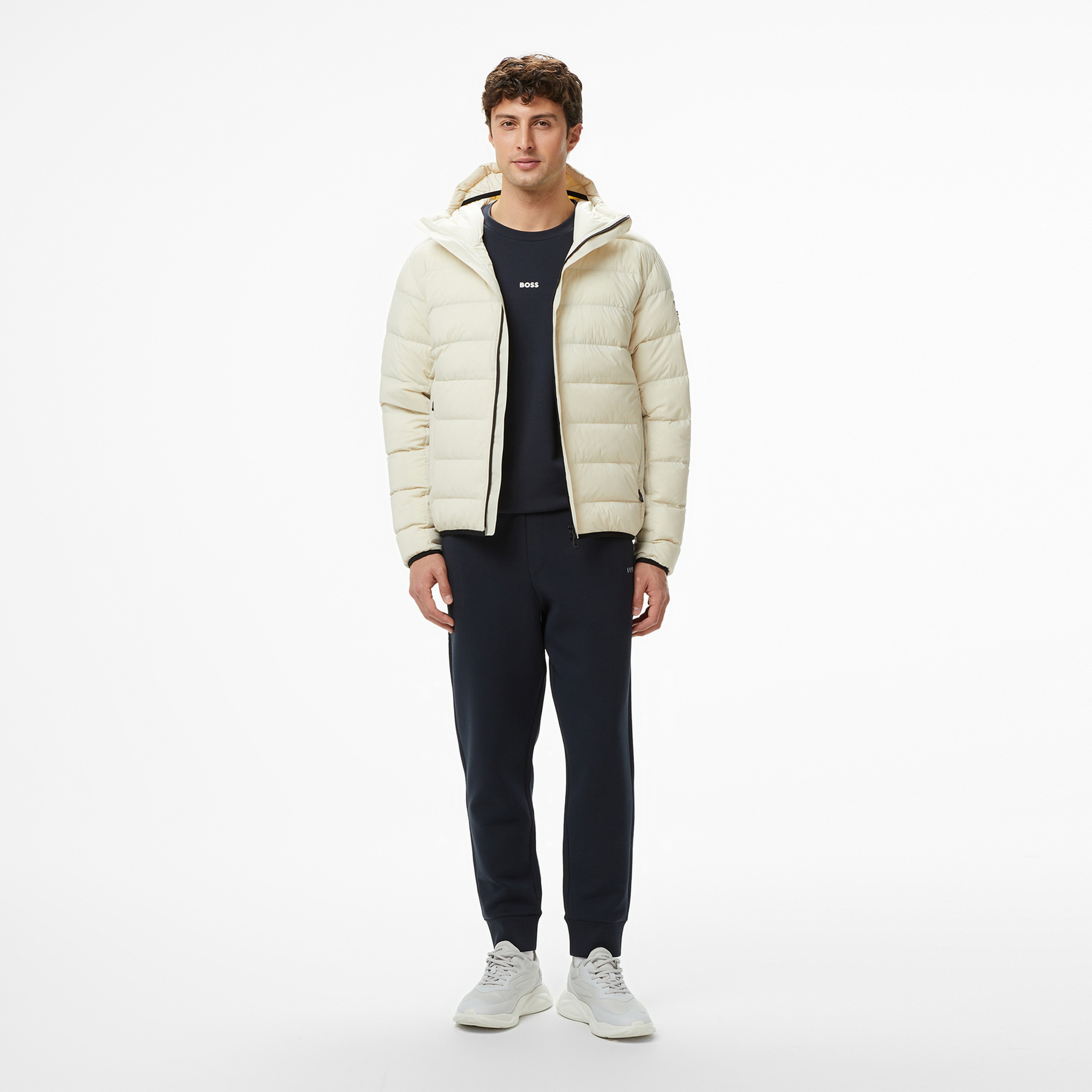 Boss Riplite Erkek Beyaz Mont