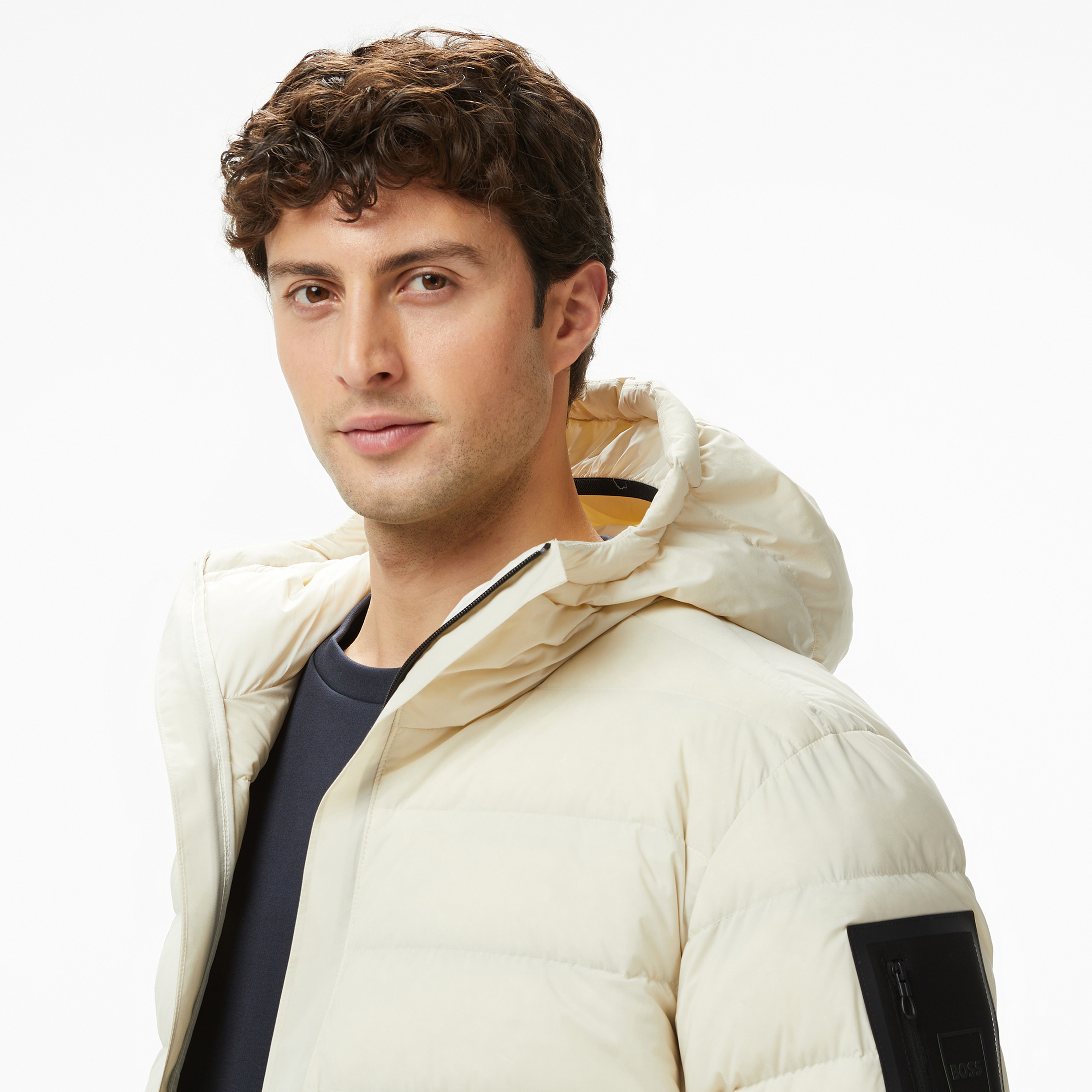 Boss Riplite Erkek Beyaz Mont