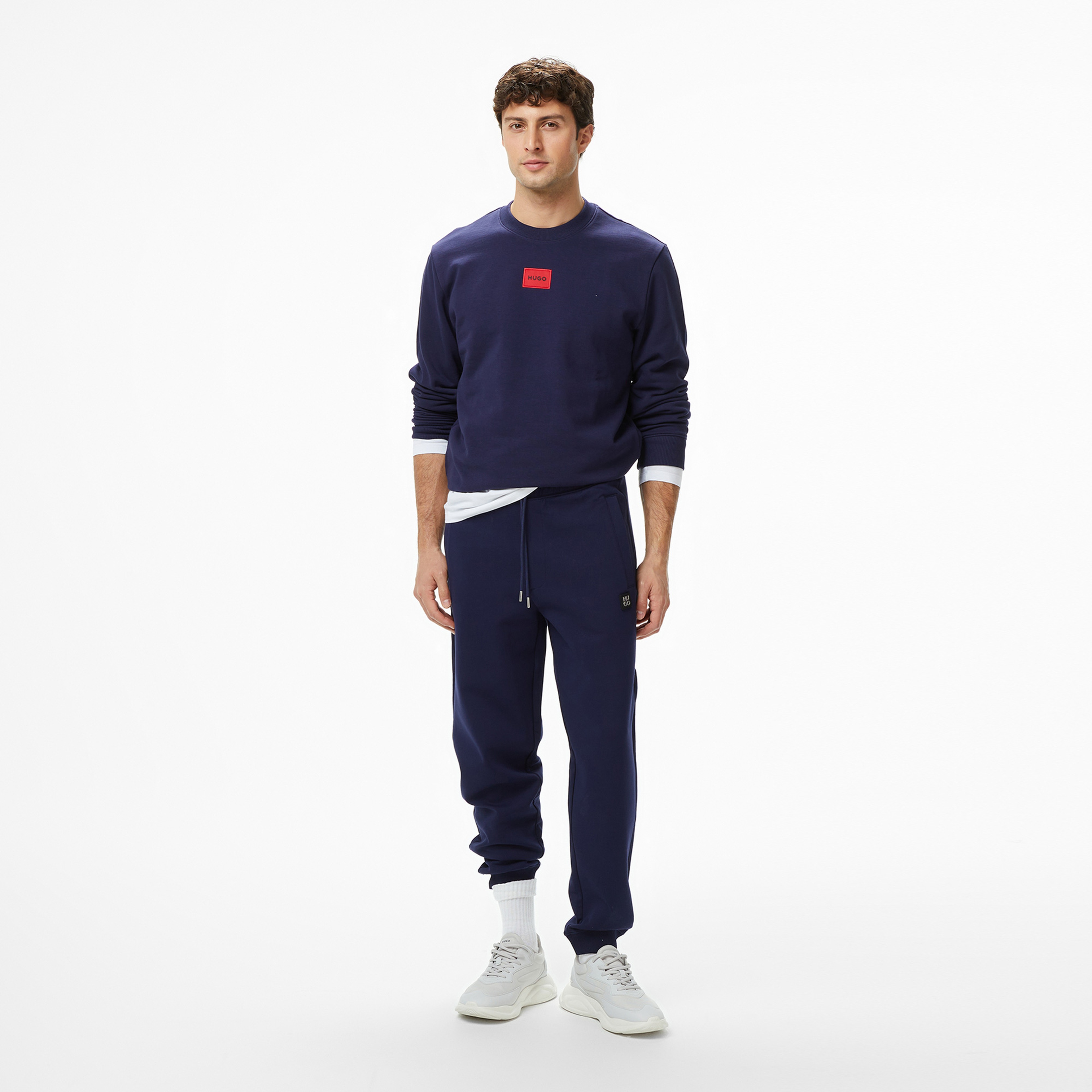 Hugo Diragol 212 Erkek Lacivert Sweatshirt