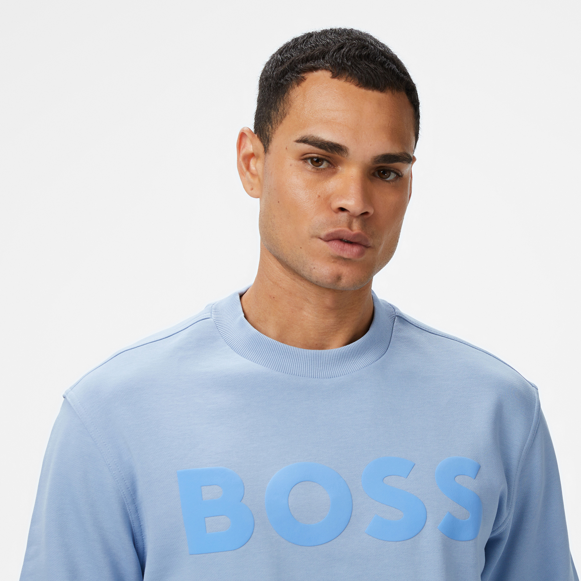 Boss Erkek Açık Mavi Sweatshirt