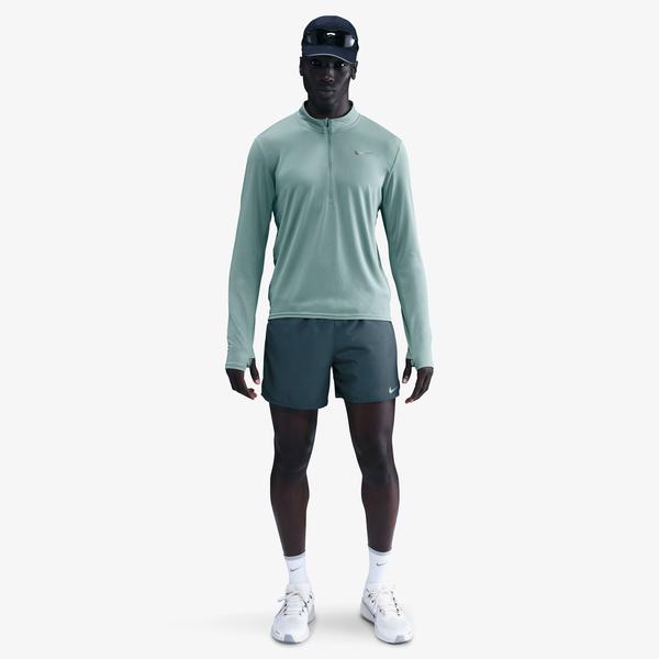 Nike Dri-Fit Pacer Erkek Yeşil Uzun Kollu T-Shirt