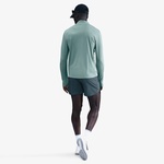 Nike Dri-Fit Pacer Erkek Yeşil Uzun Kollu T-Shirt
