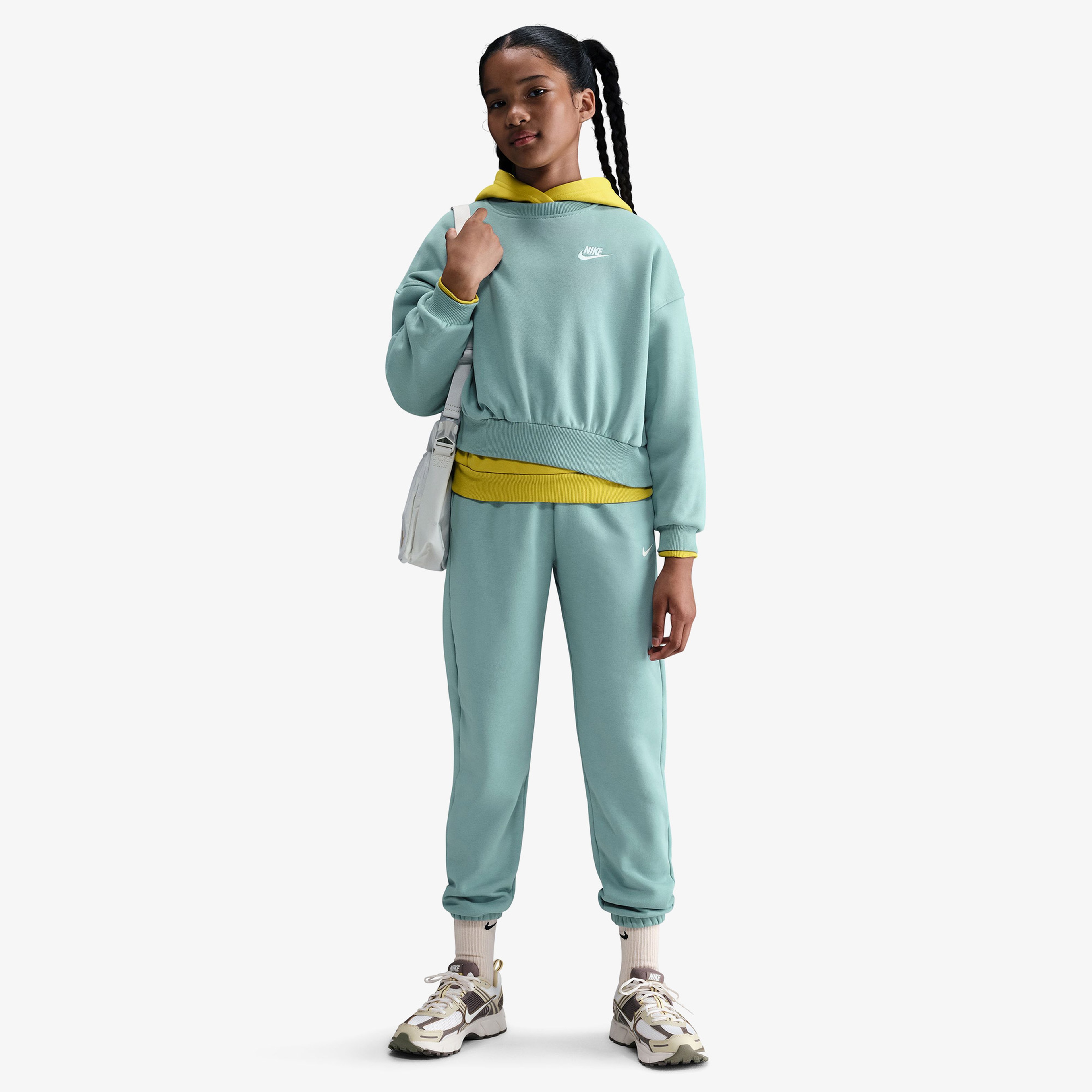 Nike Sportswear Club Fleece Çocuk Mavi Sweatshirt