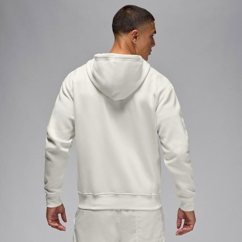 Jordan Brooklyn Fleece Erkek Beyaz Kapüşonlu Sweatshirt