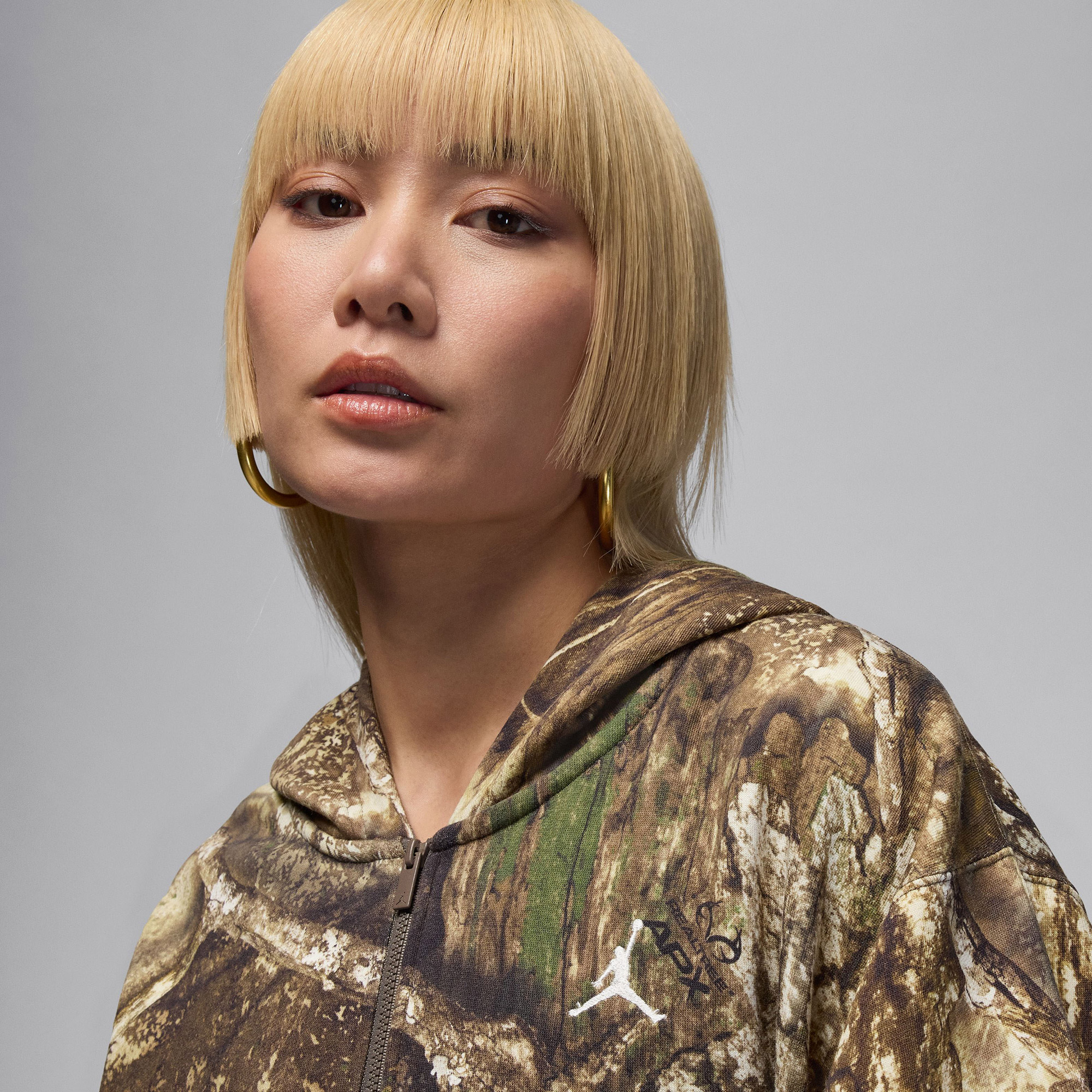 Jordan Brooklyn Fleece Crop Kadın Renkli Sweatshirt