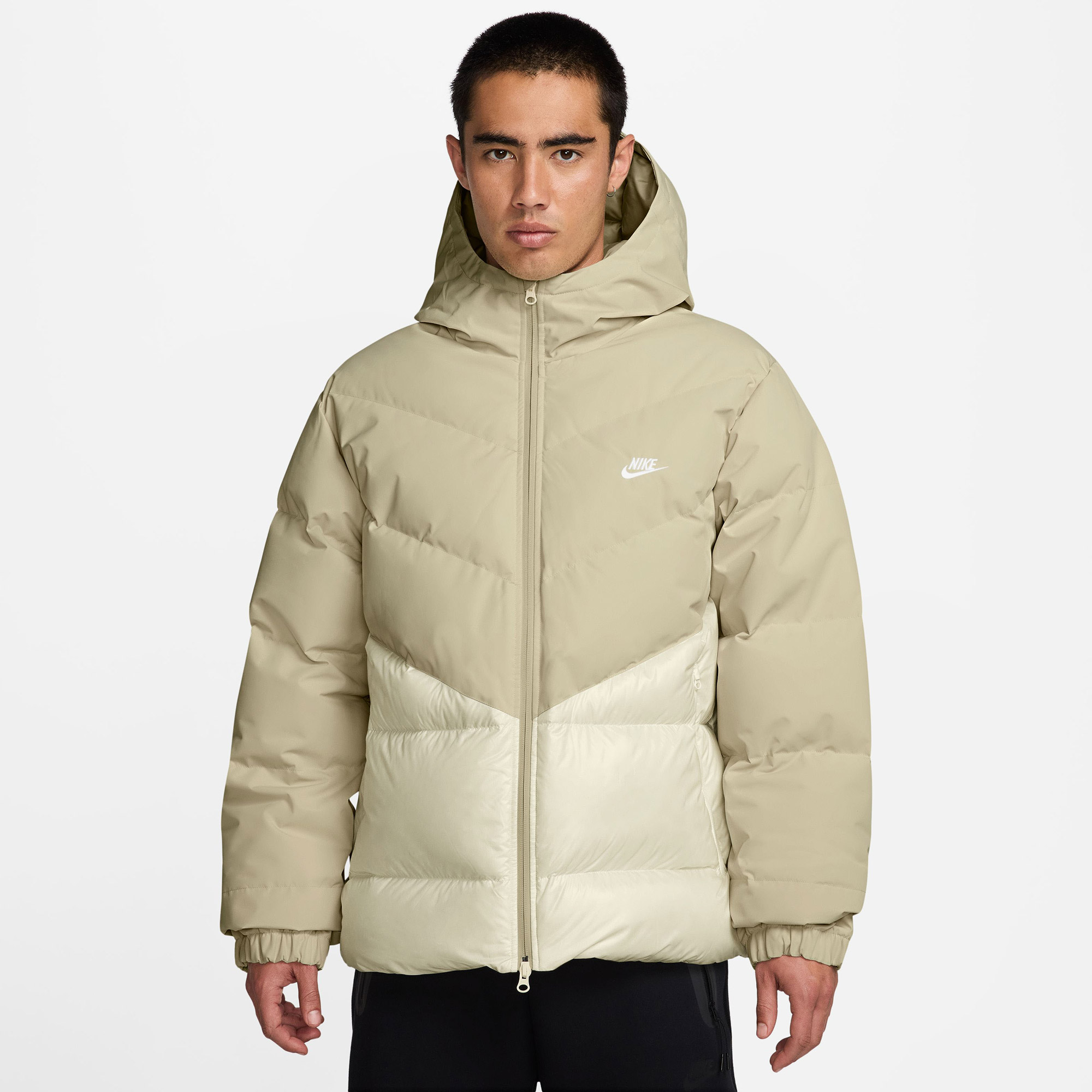 Nike Windrunner Statement Down Erkek Bej Mont