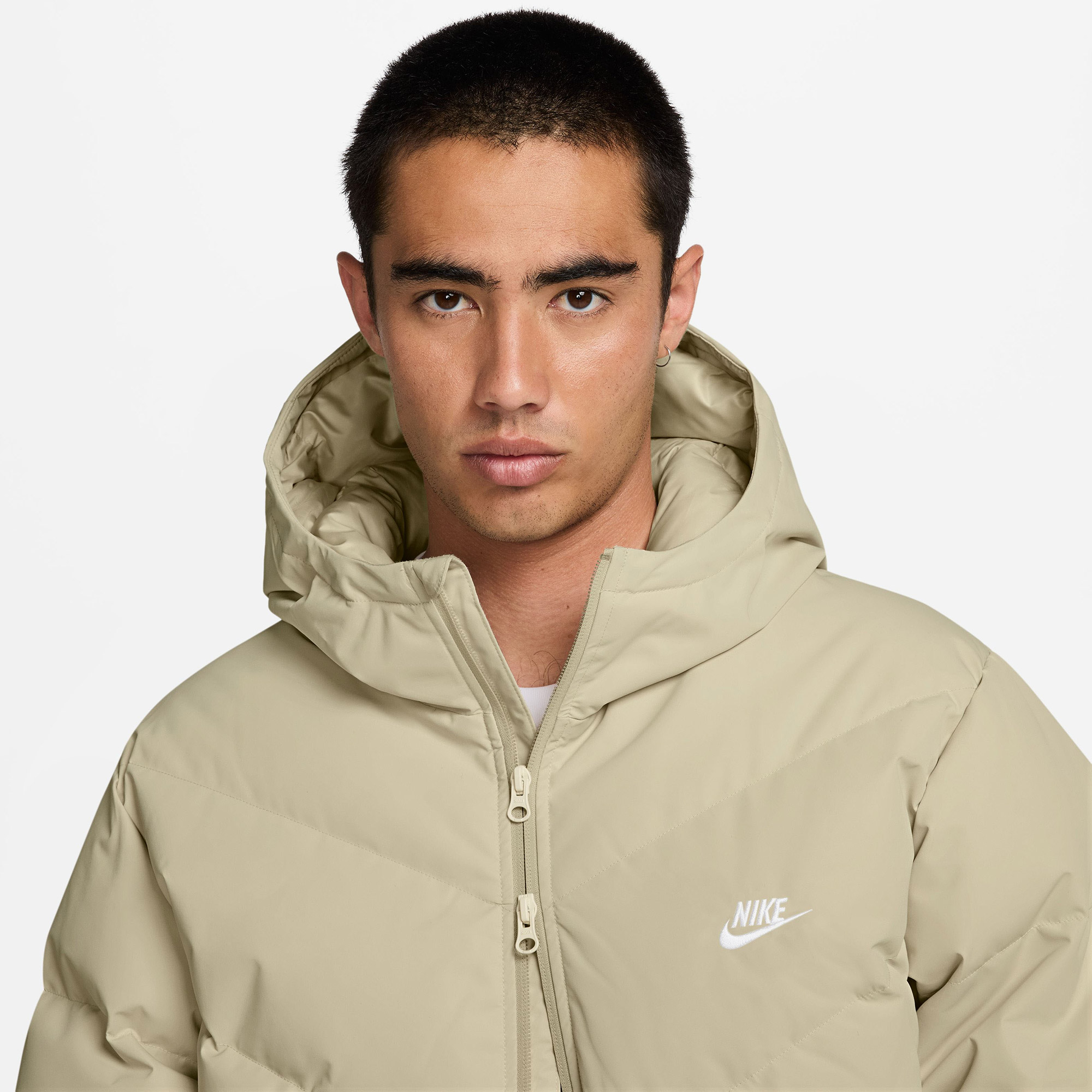 Nike Windrunner Statement Down Erkek Bej Mont