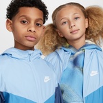 Nike Sportswear Windrunner Çocuk Mavi Yağmurluk
