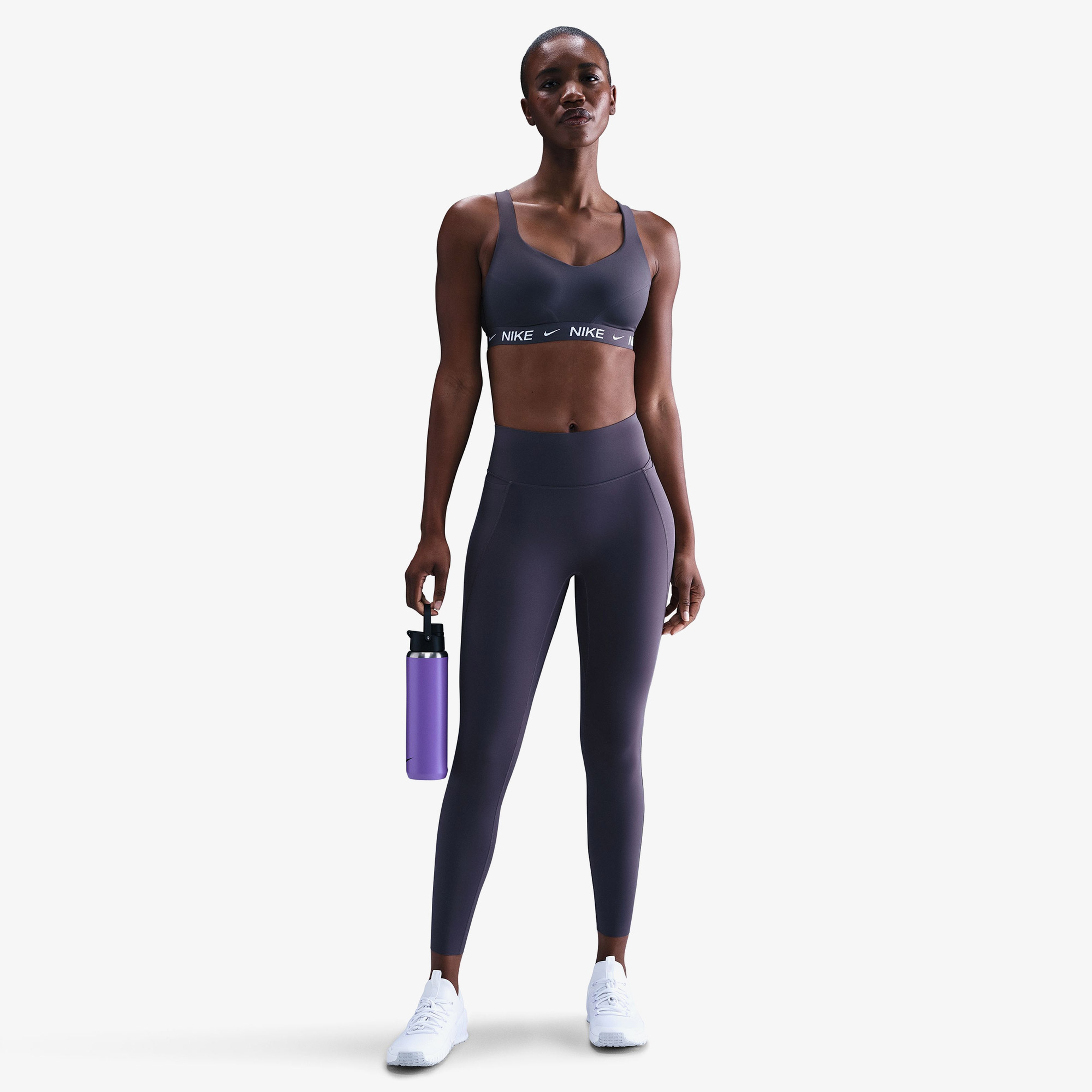 Nike Dri-Fit Universa Kadın Gri Tayt