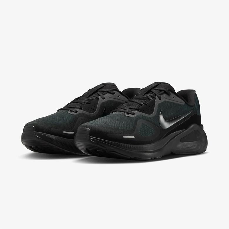 Nike Structure 26 Erkek Siyah Koşu Ayakkabısı