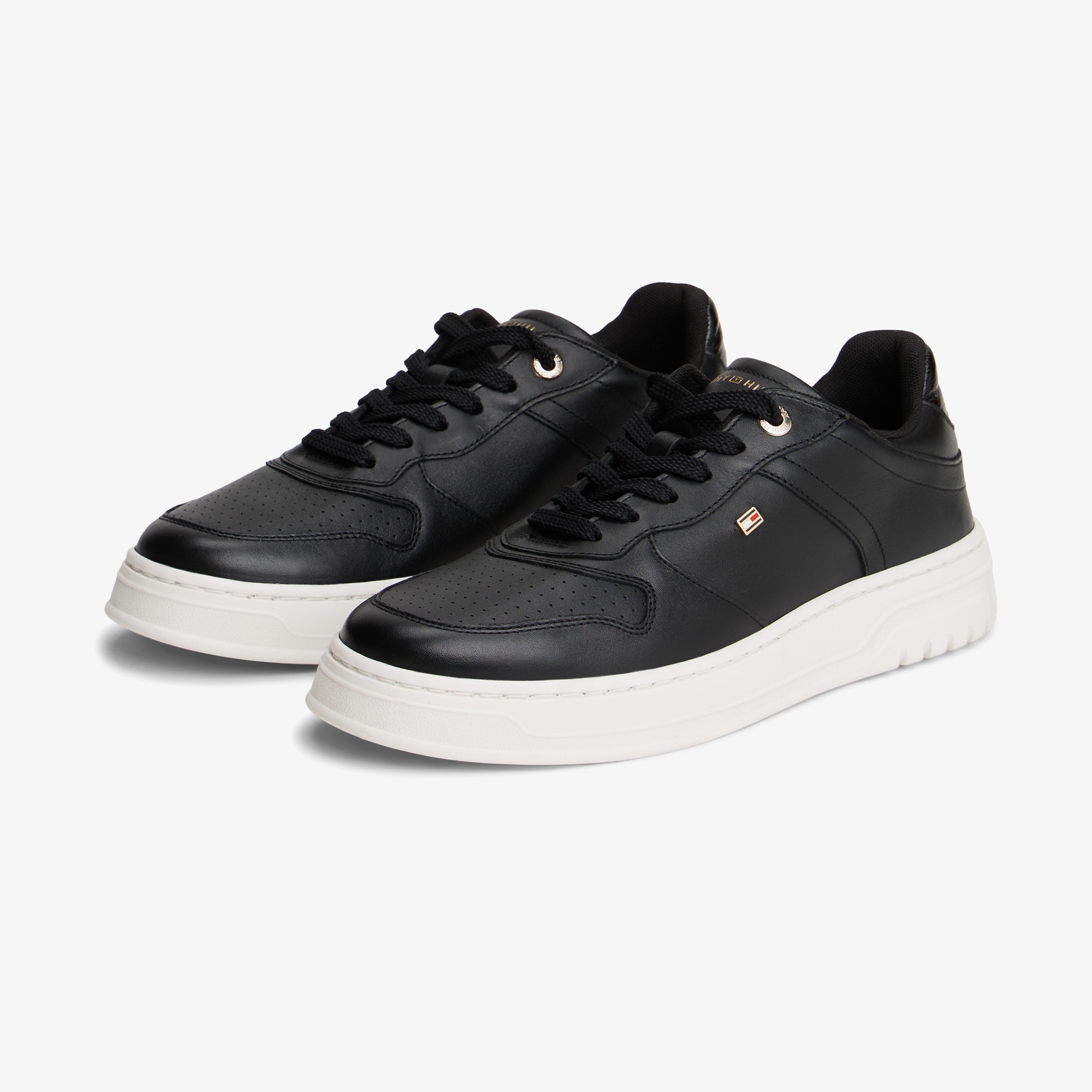 Tommy Hilfiger Sporty Cupsole Kadın Siyah Sneaker
