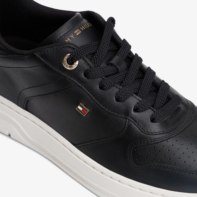 Tommy Hilfiger Sporty Cupsole Kadın Siyah Sneaker