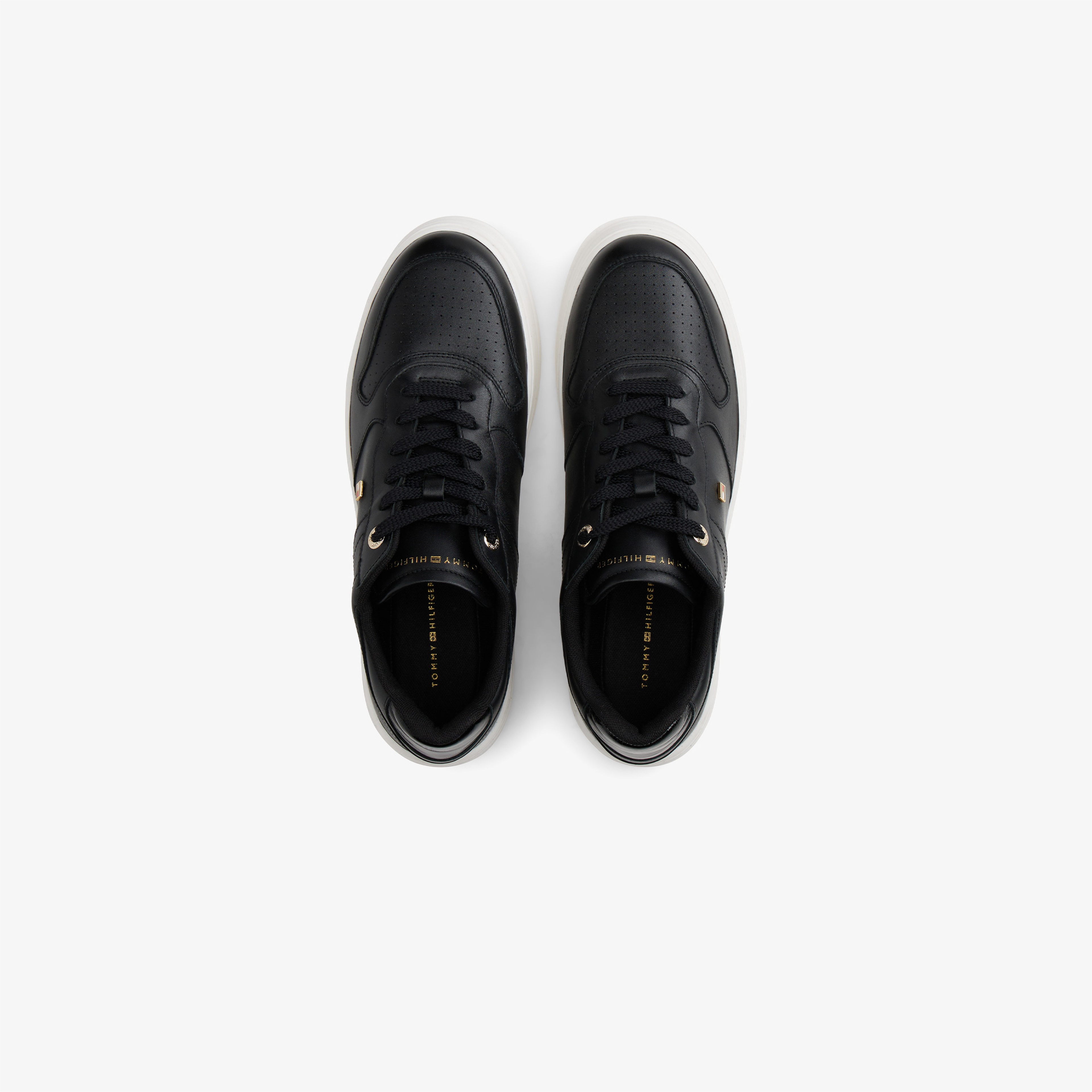 Tommy Hilfiger Sporty Cupsole Kadın Siyah Sneaker