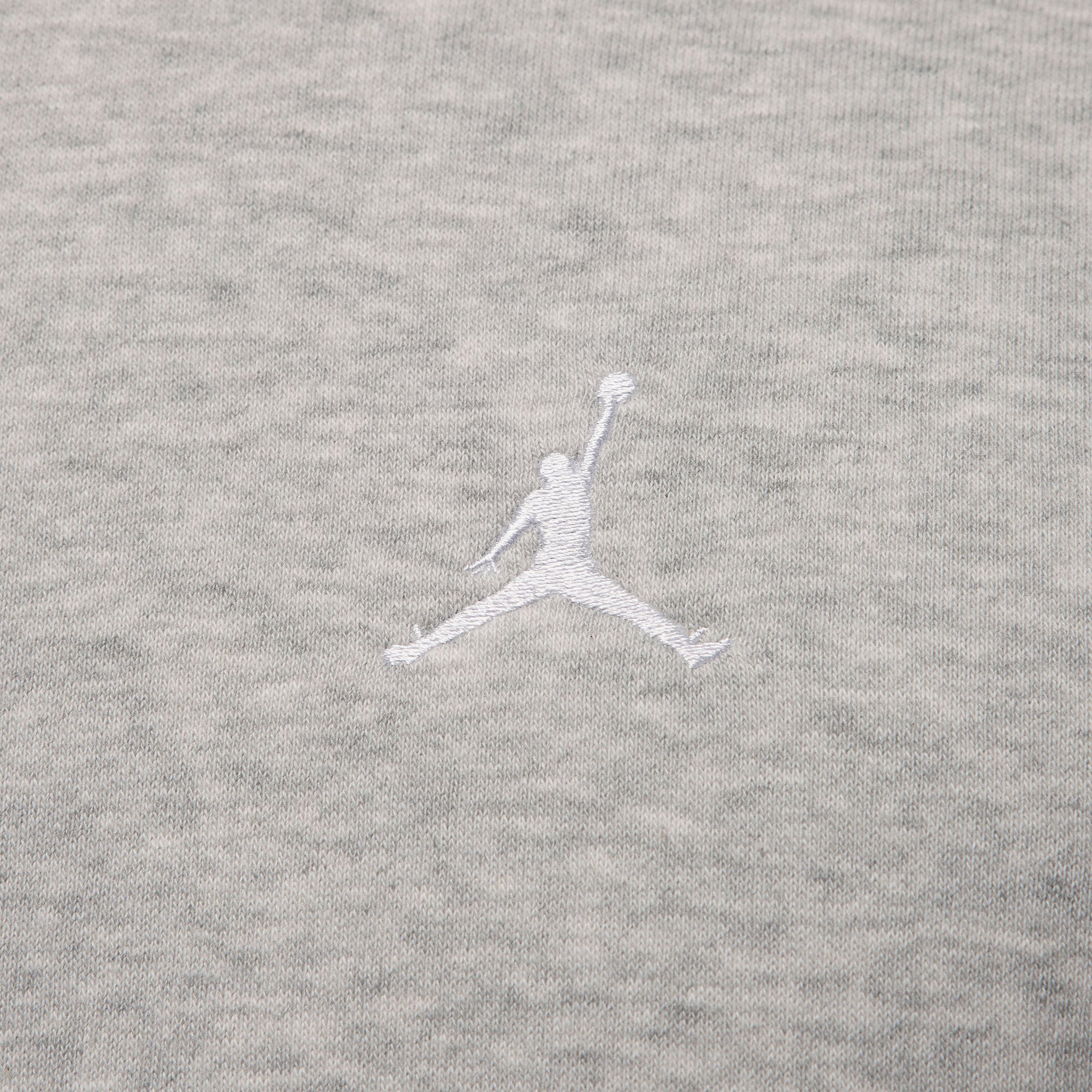 Jordan Brooklyn Fleece Crew Erkek Gri Sweatshirt
