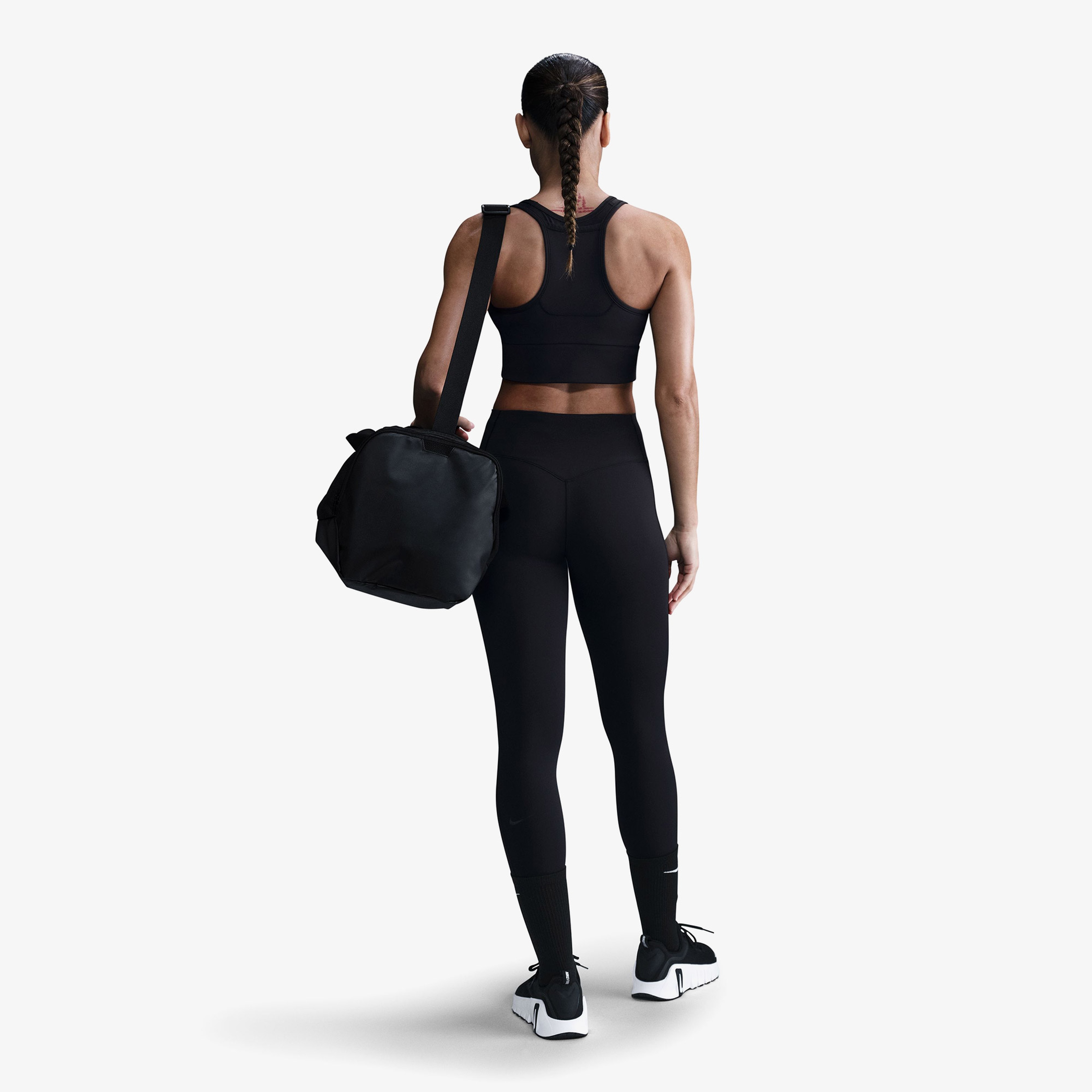 Nike Df Unvrsa Hr 7/8 Tght Pkt Kadın Siyah Tayt