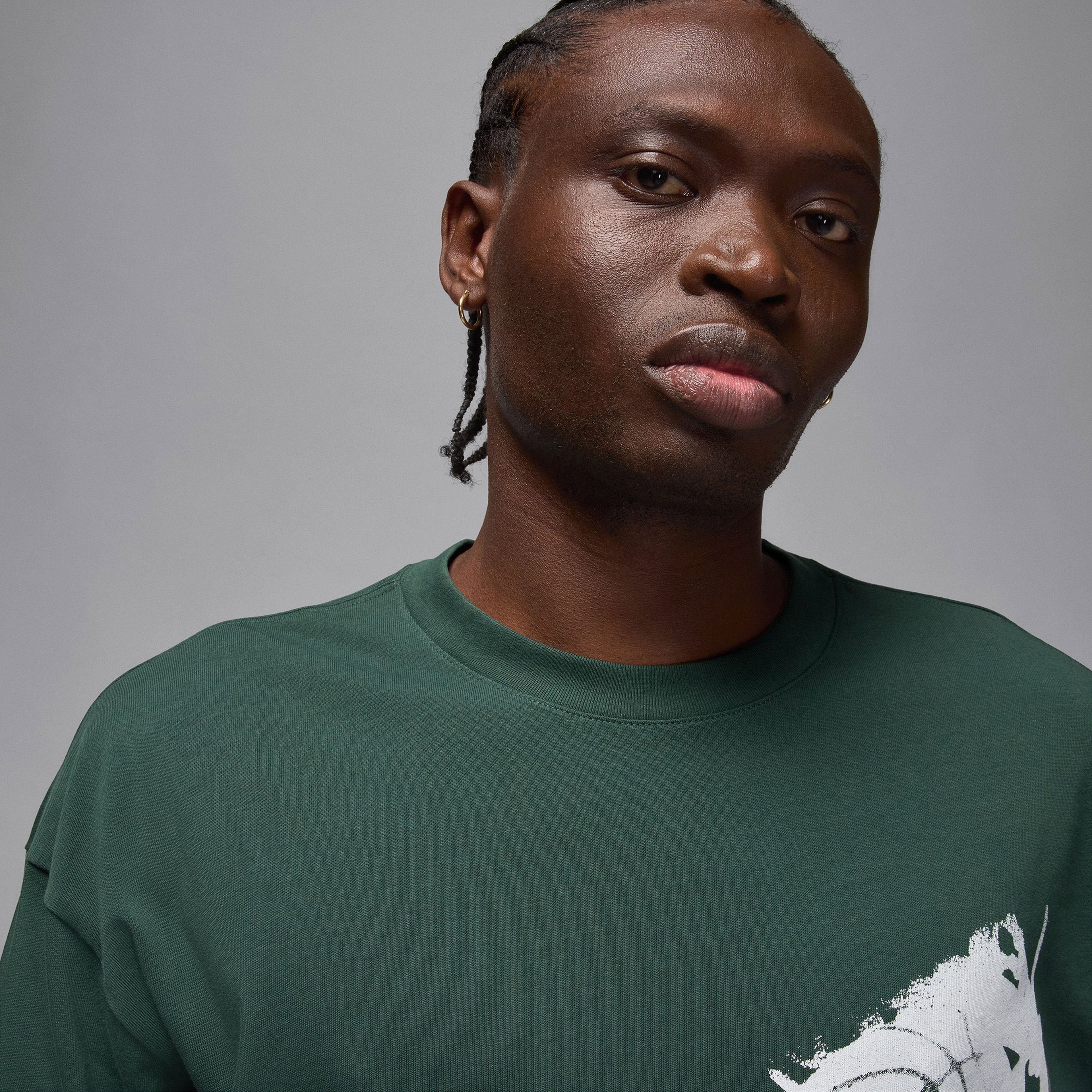 Jordan Reissue Oversized Crew Erkek Yeşil T-Shirt