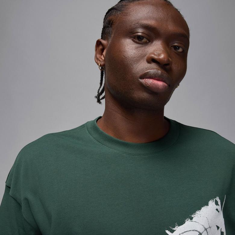 Jordan Reissue Oversized Crew Erkek Yeşil T-Shirt