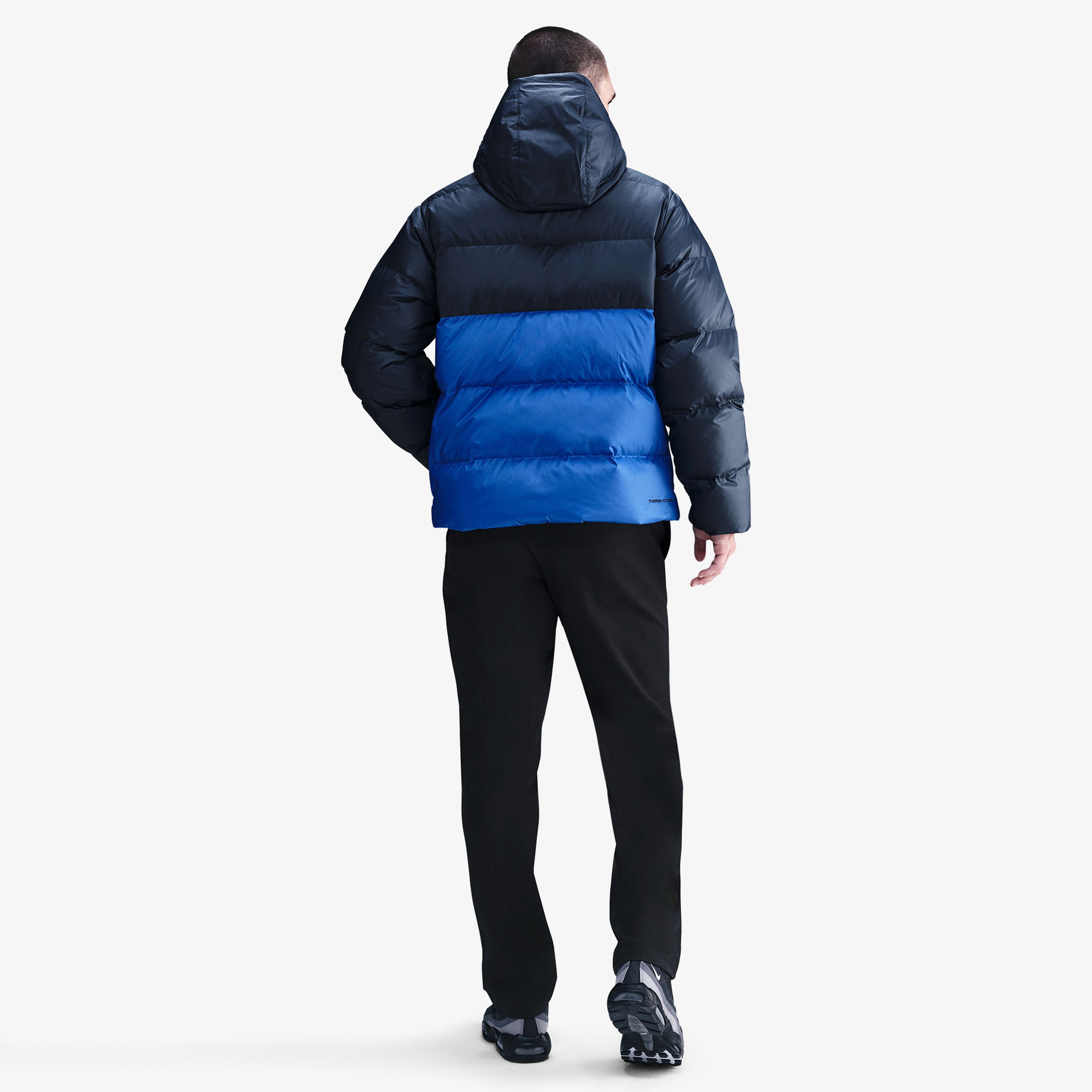Nike Windrunner Statement Down Erkek Mavi Mont