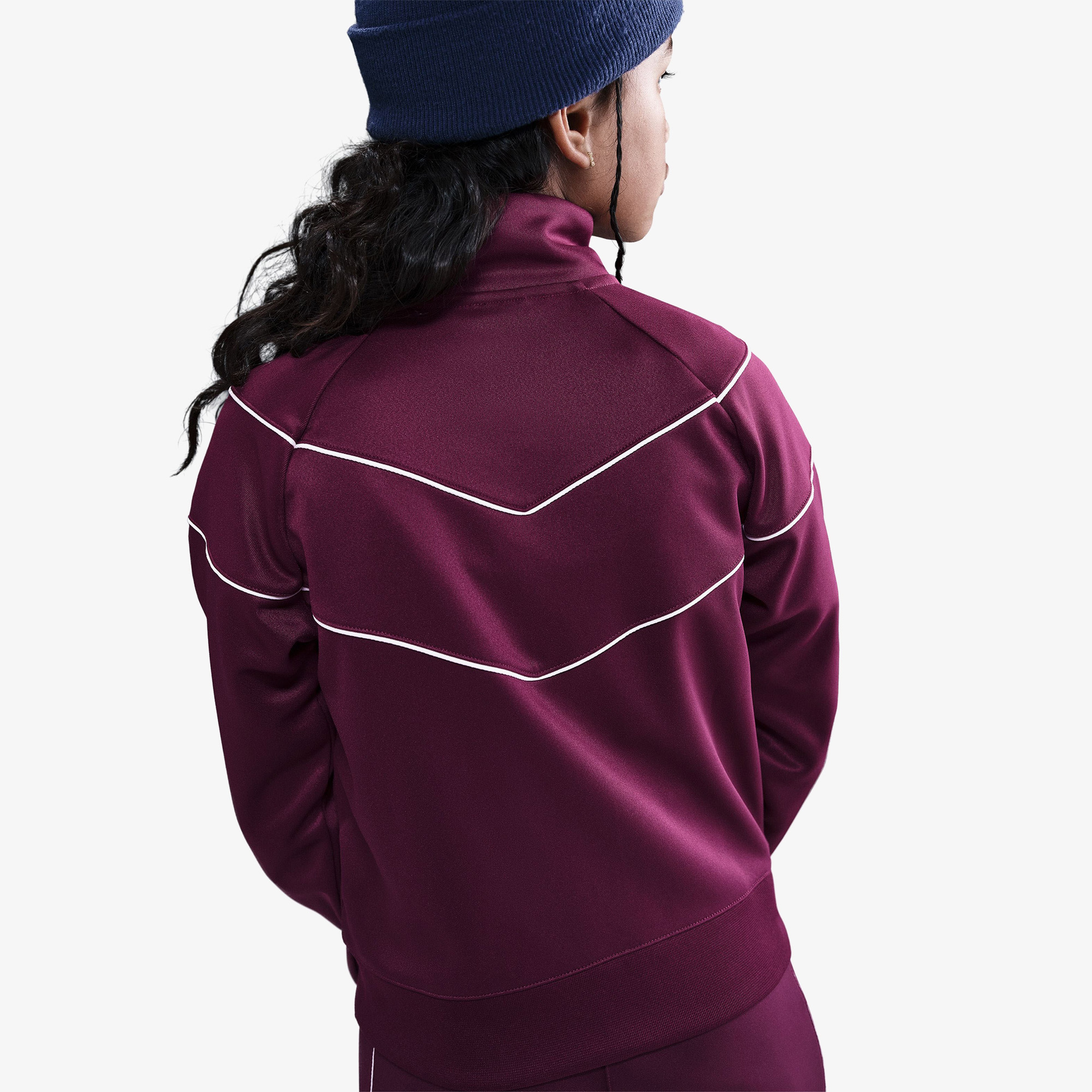 Nike Sportswear Track Knit Çocuk Bordo Ceket