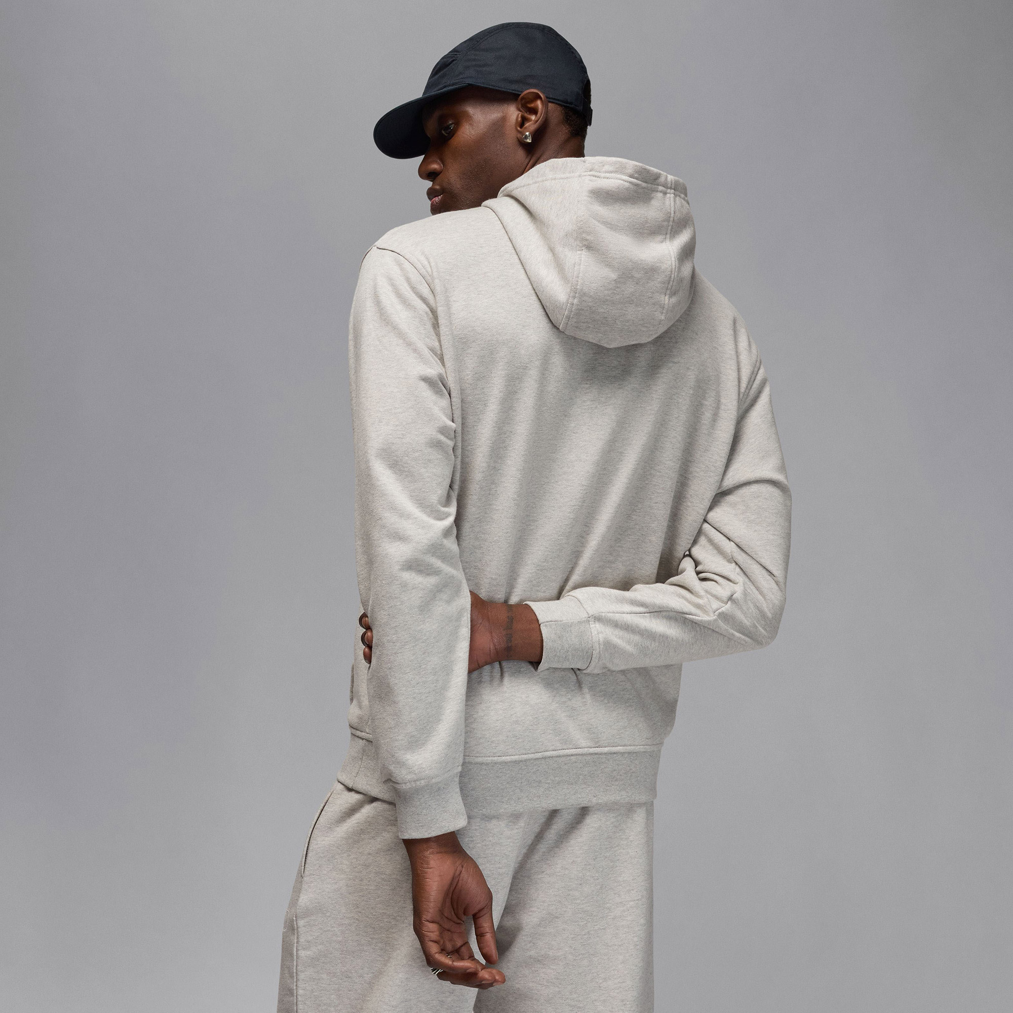 Jordan Sport Crossover Graphic Fleece Erkek Gri Sweatshirt