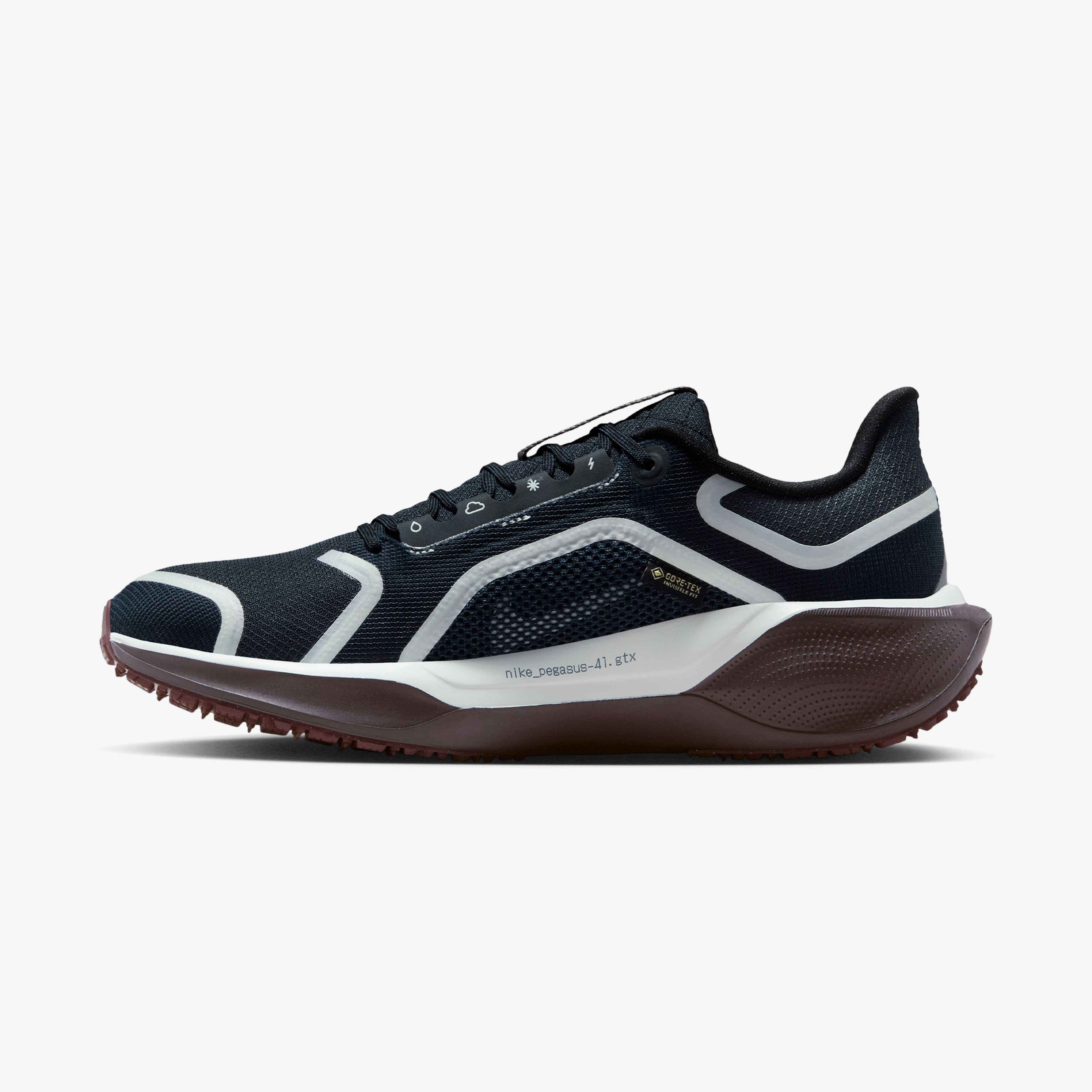Nike Air Zoom Pegasus 41 Gore-Tex Kadın Lacivert Koşu Ayakkabısı