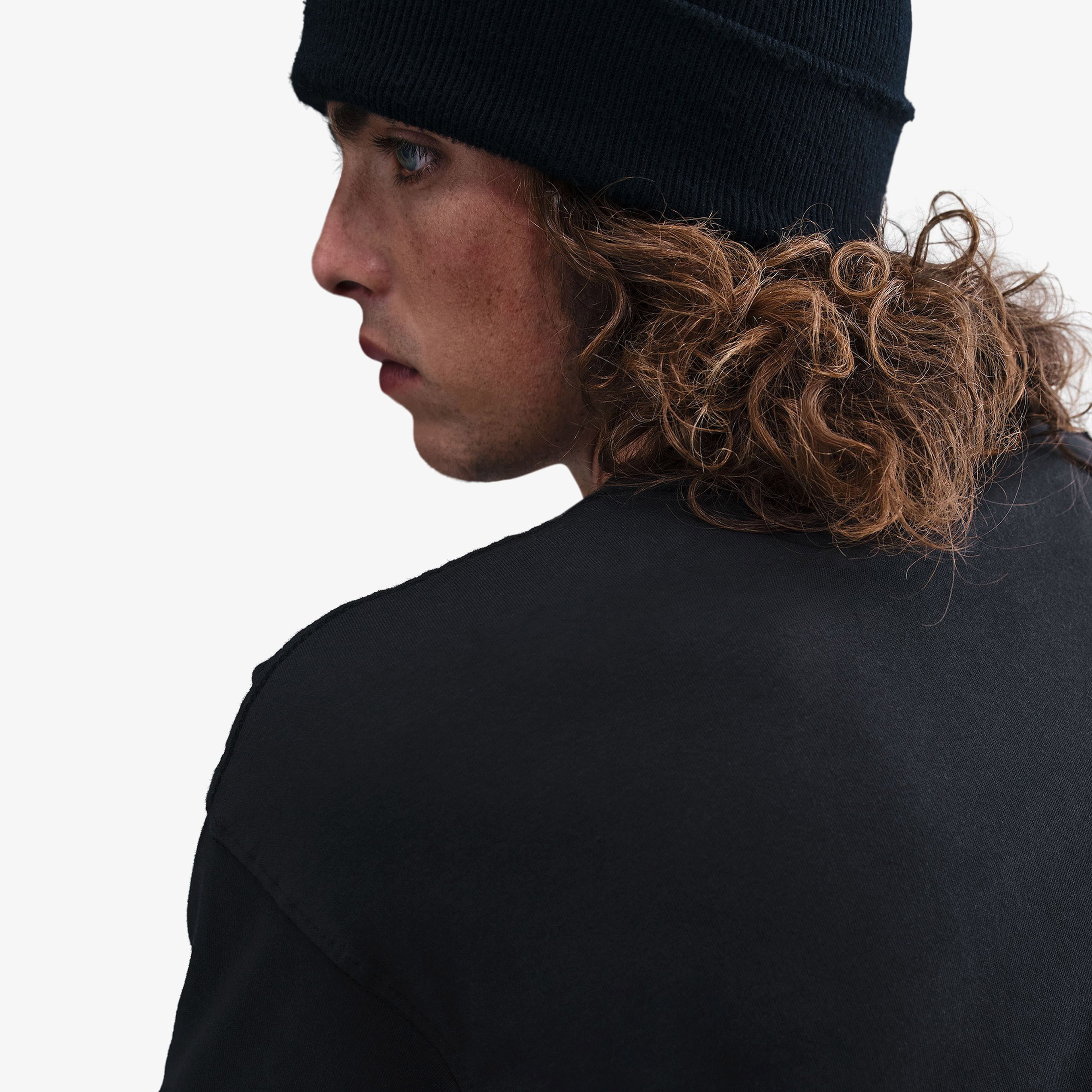 Nike Sportswear M90 Swoosh Sport Erkek Siyah T-Shirt