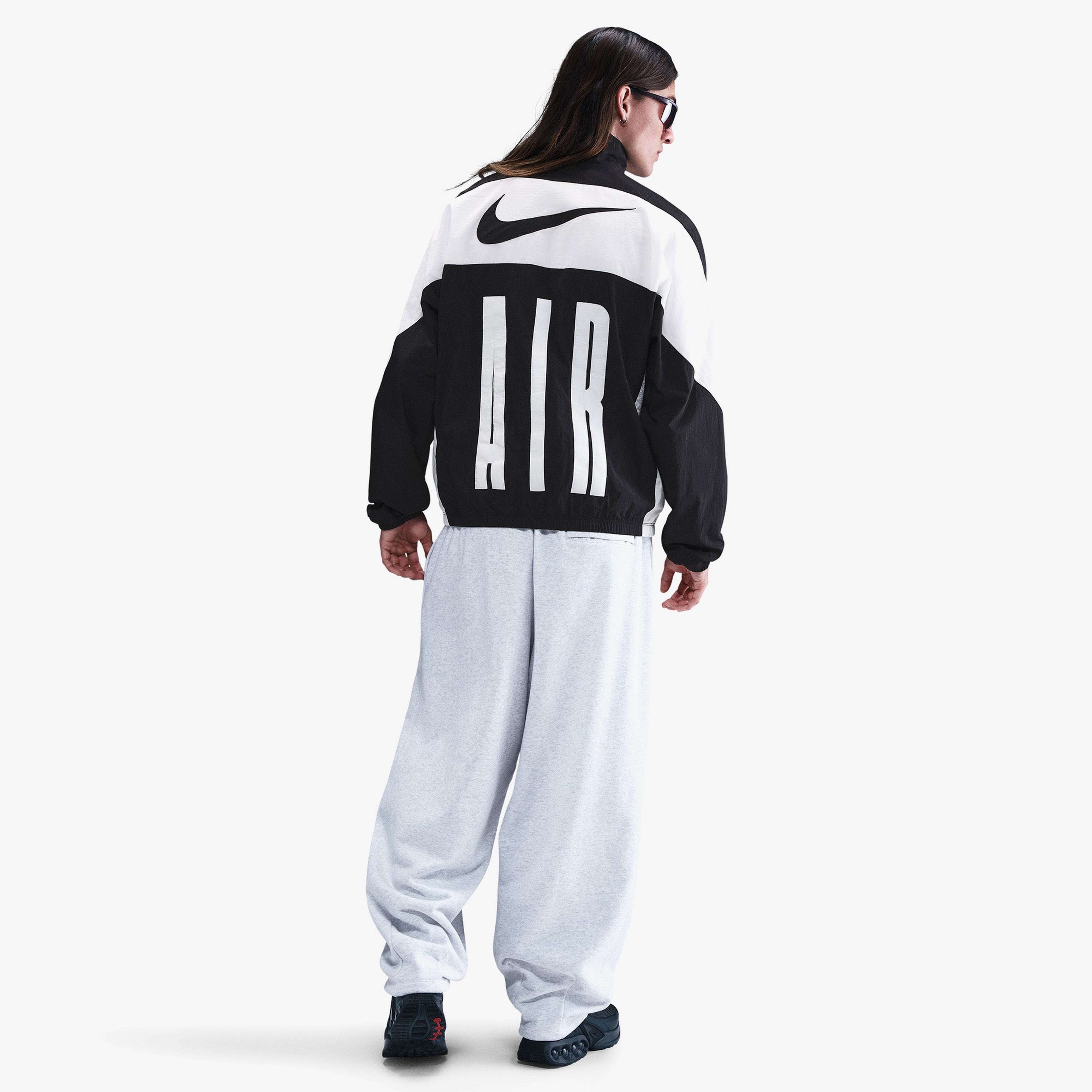 Nike Air Woven Track Erkek Siyah Eşofman Üstü
