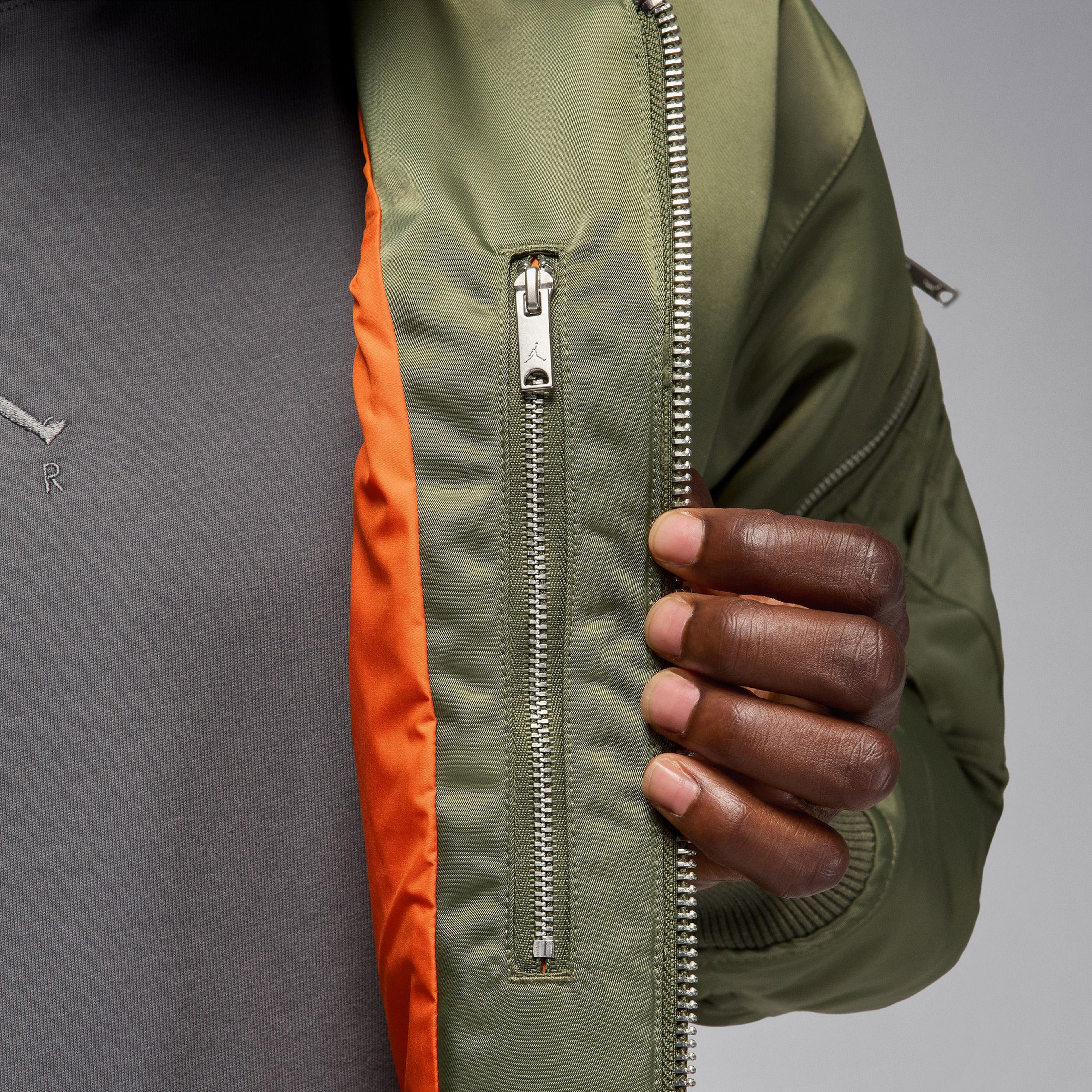 Jordan Renegade Flight Erkek Haki Ceket