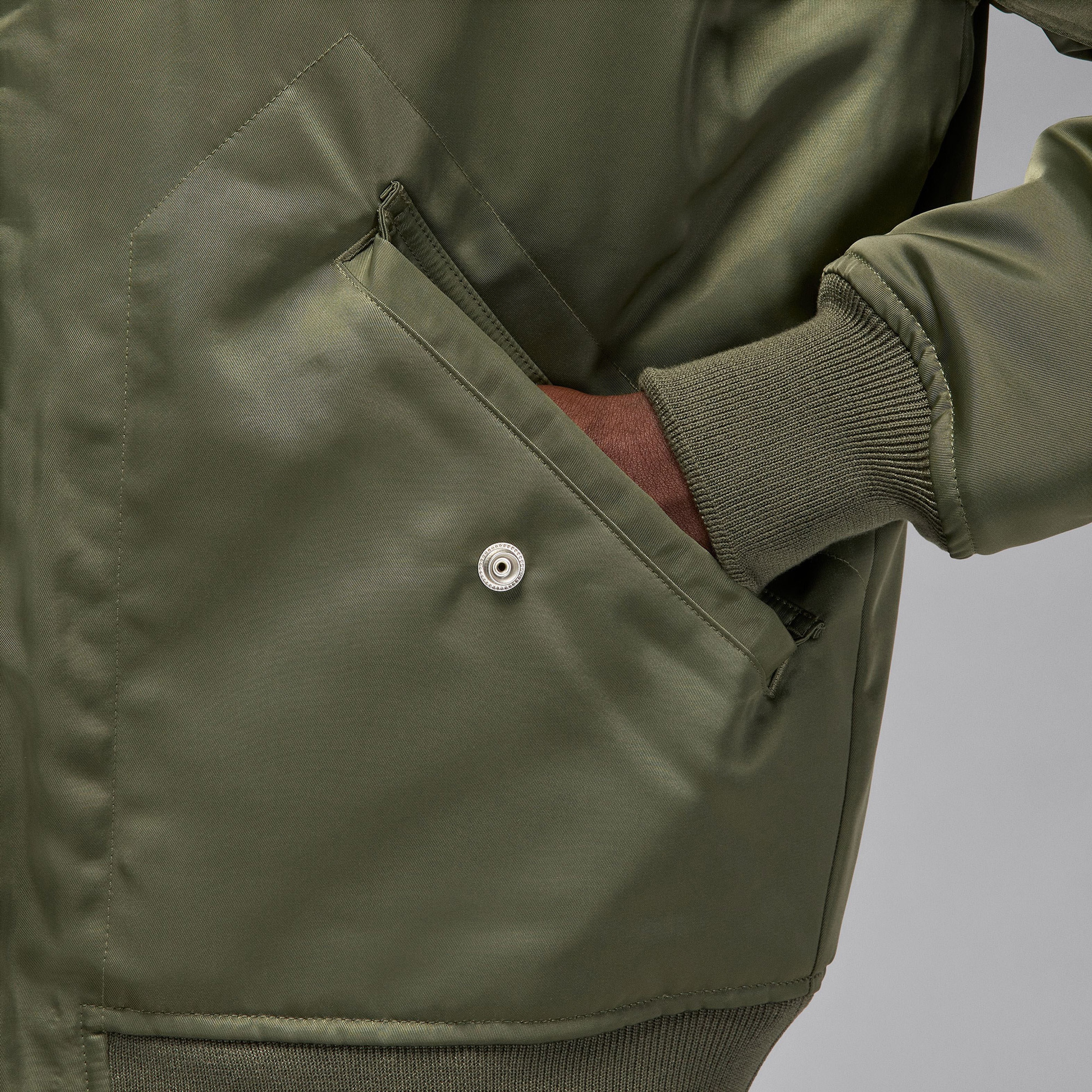 Jordan Renegade Flight Erkek Haki Ceket