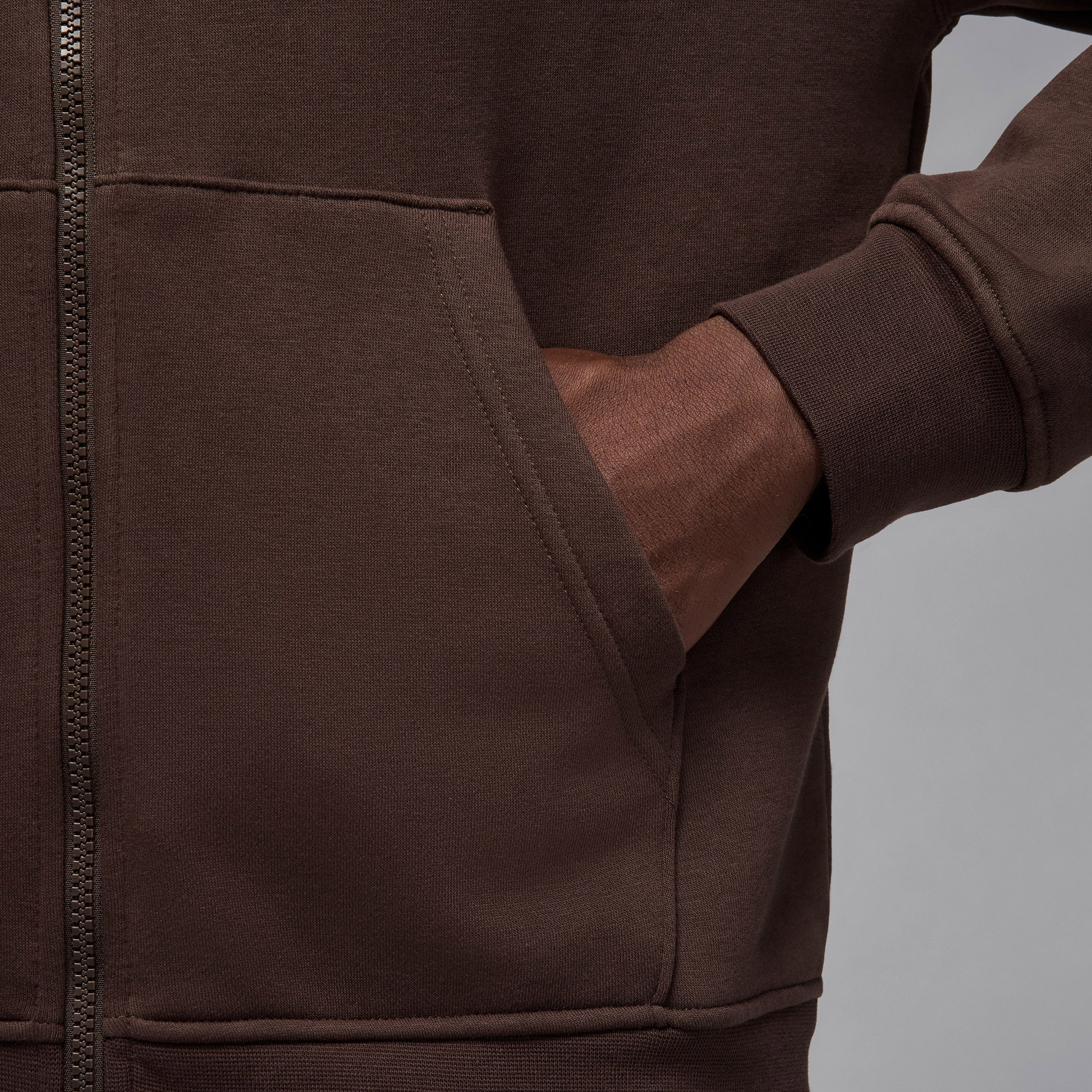 Jordan Brooklyn Fleece Erkek Kahverengi Kapüşonlu Sweatshirt