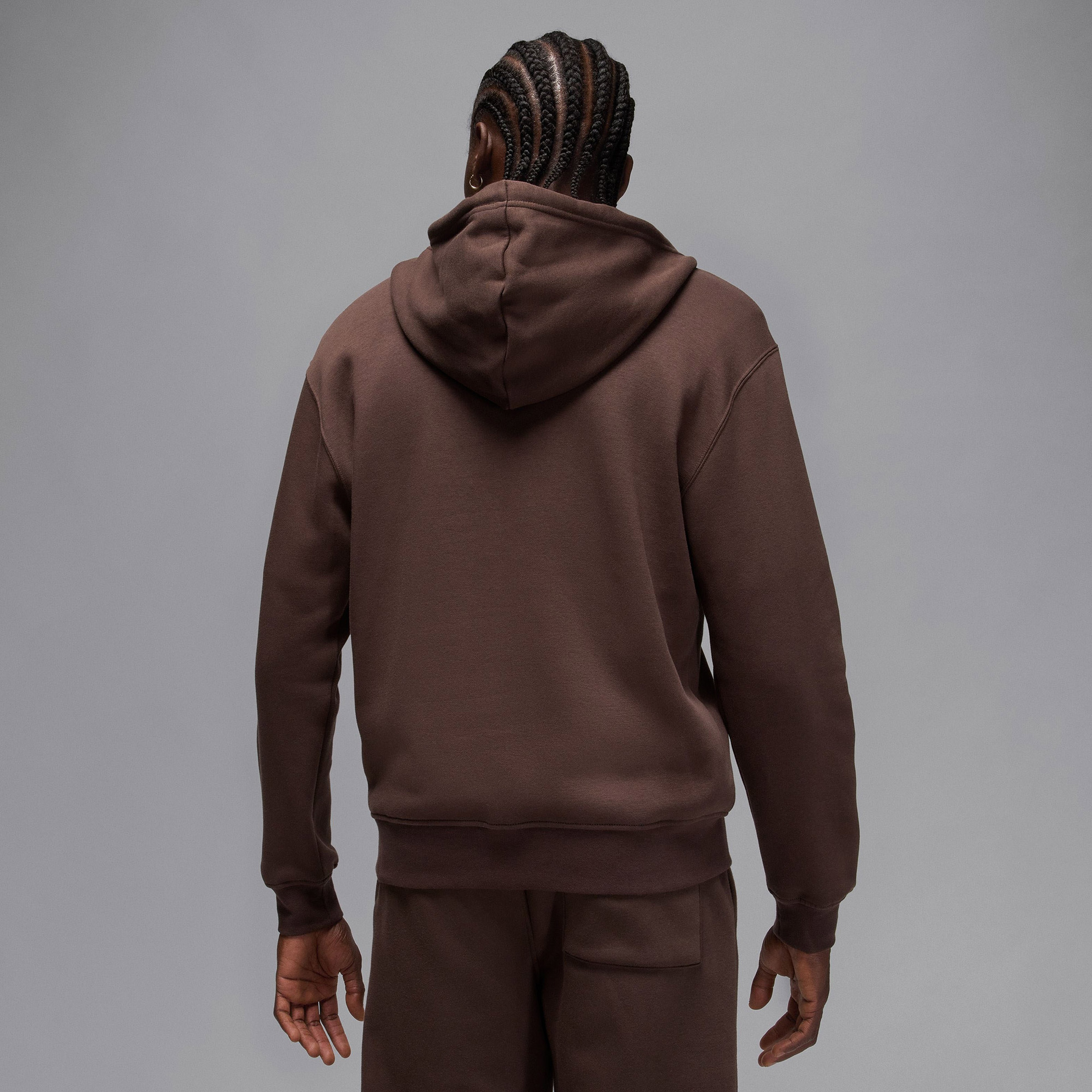 Jordan Brooklyn Fleece Erkek Kahverengi Kapüşonlu Sweatshirt