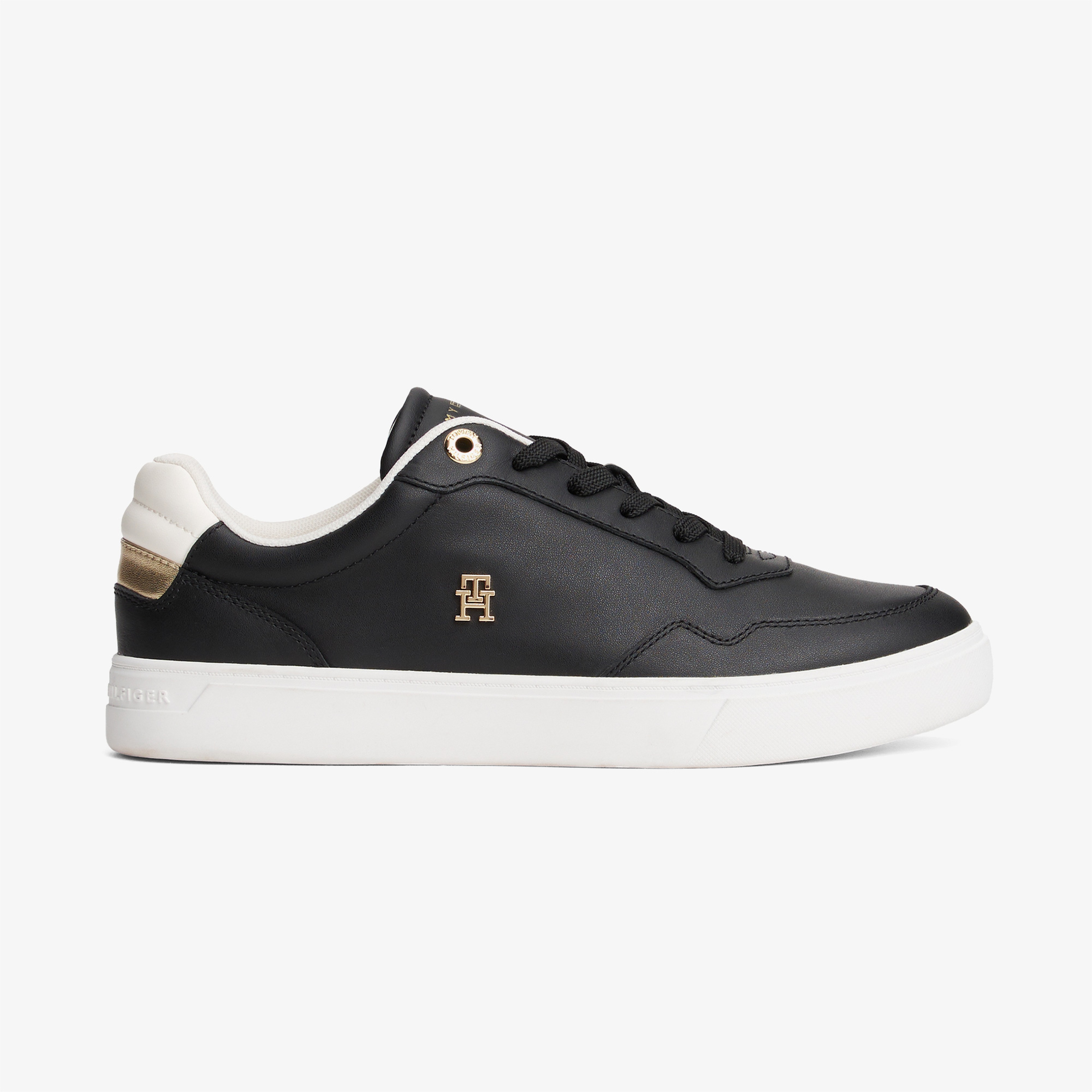 Tommy Hilfiger Essential Elevated Court Kadın Siyah Sneaker