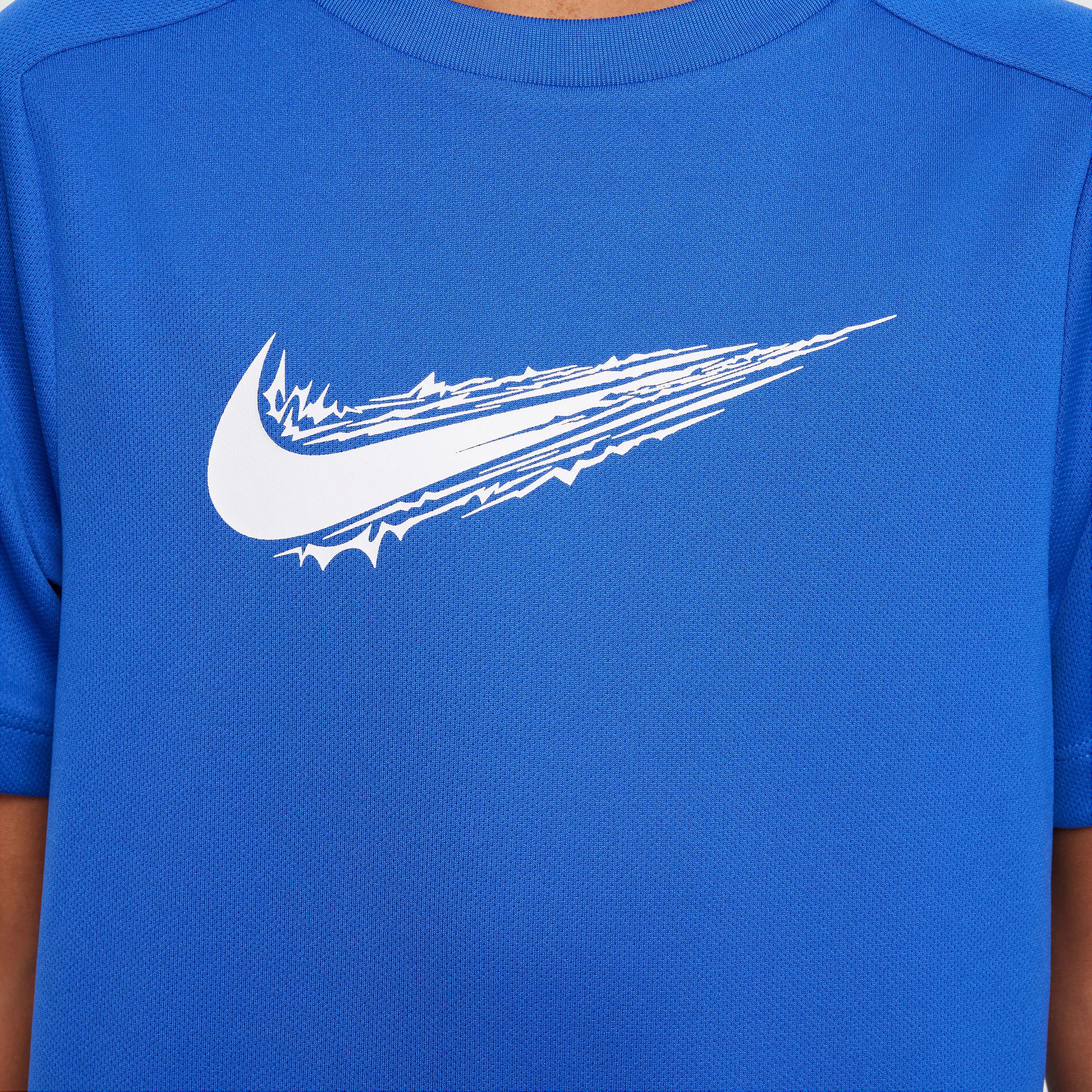 Nike Sleeve Top Çocuk Mavi Antrenman T-Shirt