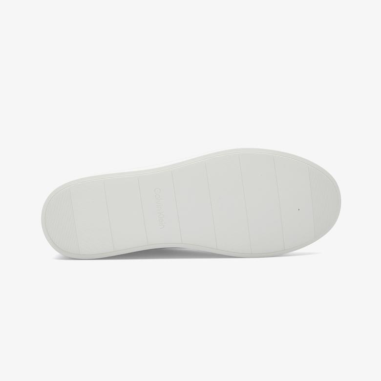Calvin Klein Pure Low Lace Up Cupsole Erkek Beyaz Sneaker