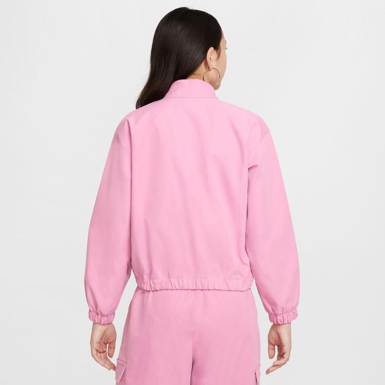 Nike Sportswear Oversized Çocuk Pembe Ceket