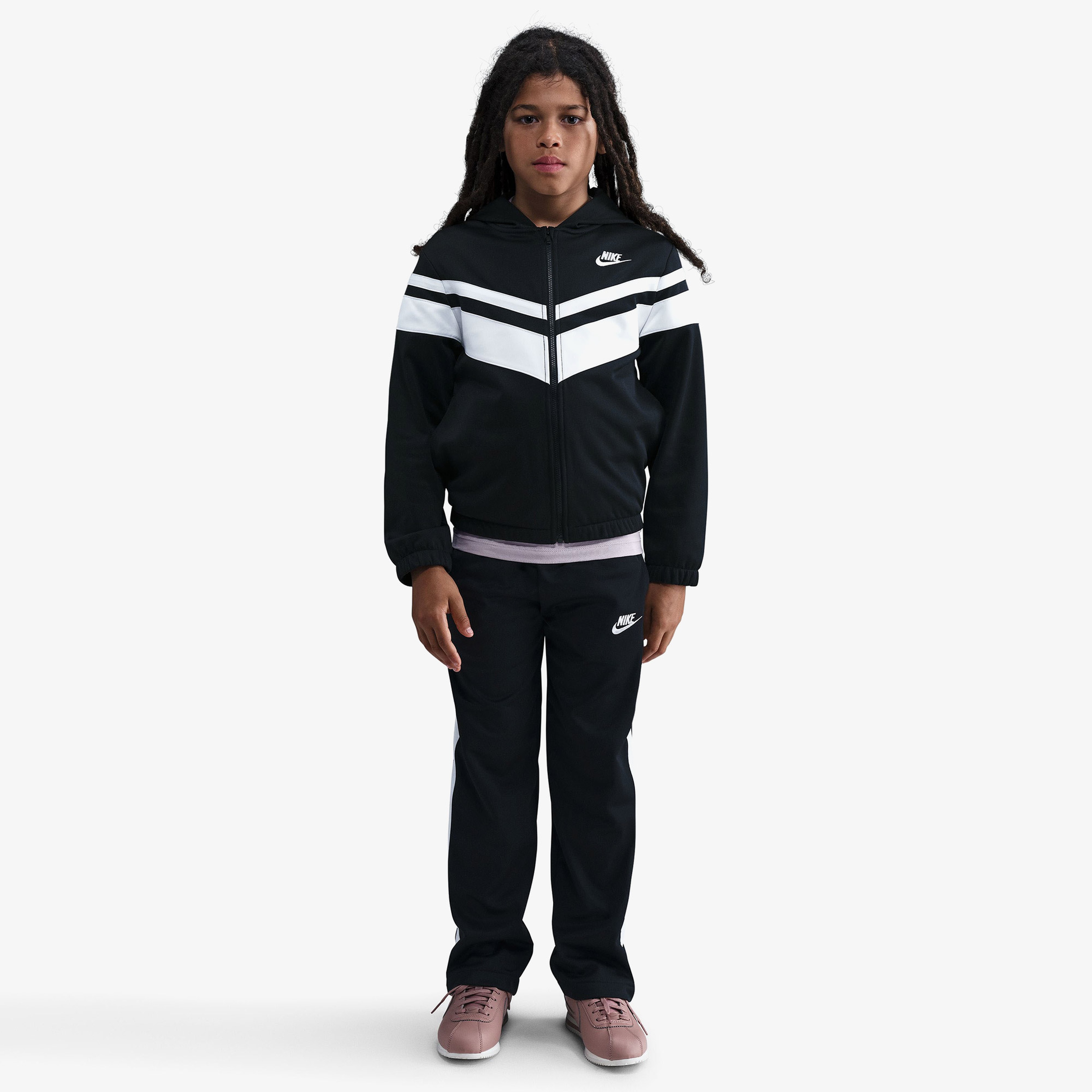 Nike Sportswear Dri-Fit Tracksuit Çocuk Siyah Eşofman Takımı