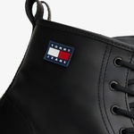 Tommy Jeans Lace Up Rubberized Erkek Siyah Bot