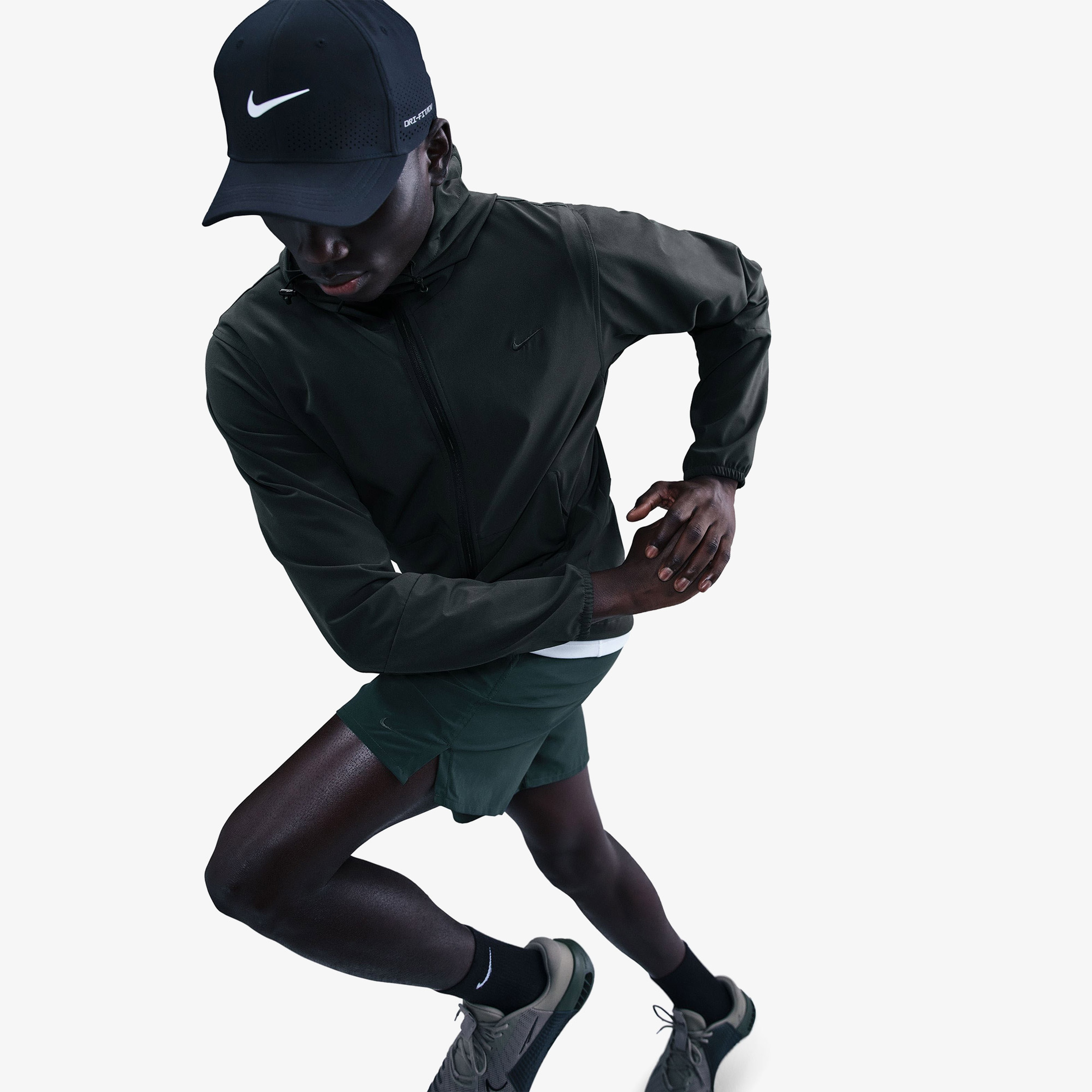 Nike Repel Unlimited Erkek Yeşil Yağmurluk