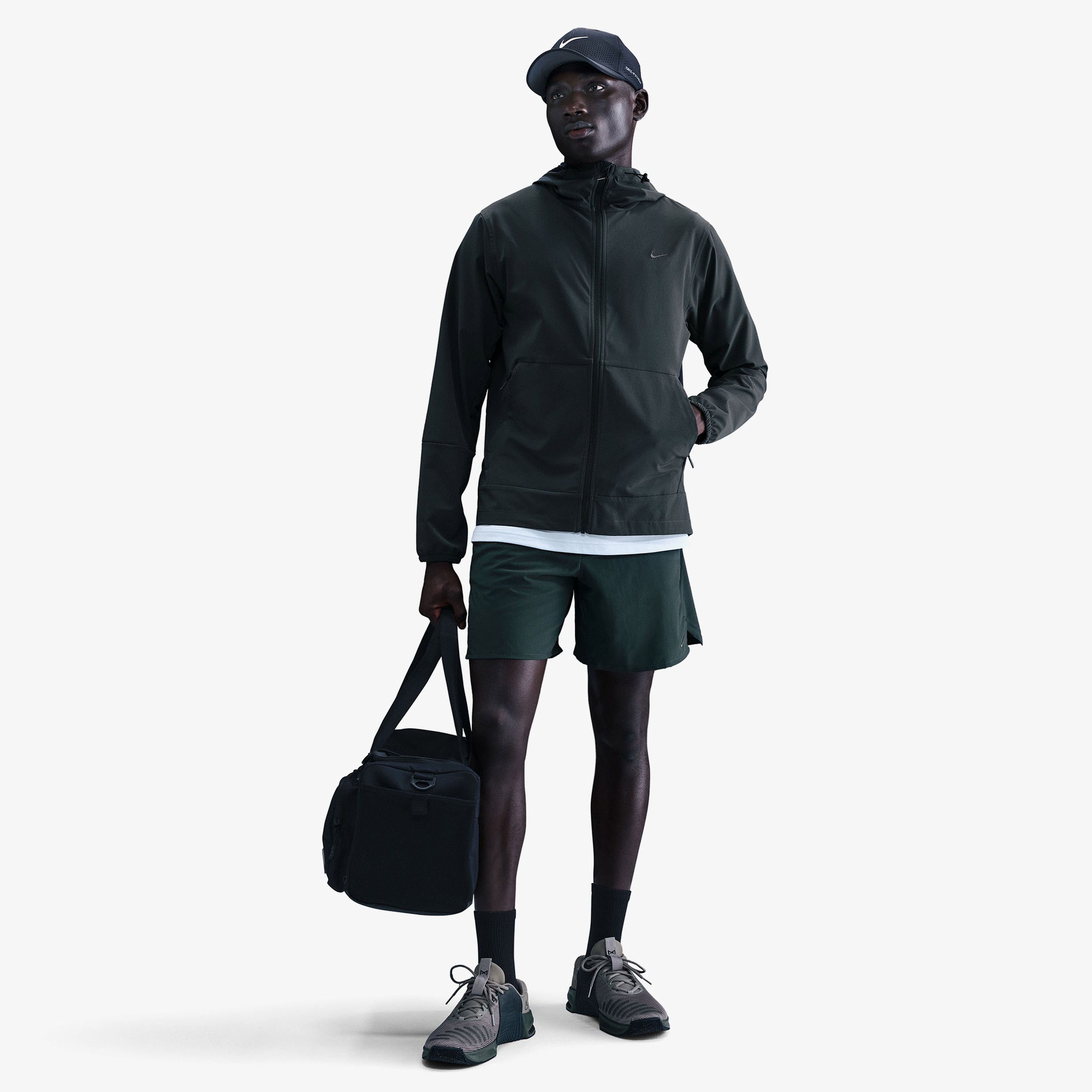 Nike Repel Unlimited Erkek Yeşil Yağmurluk