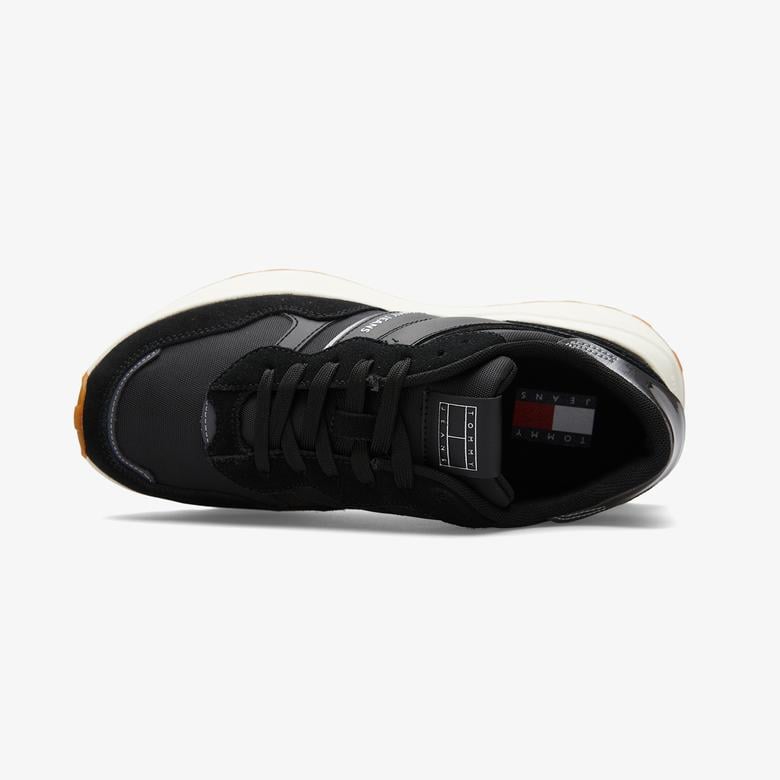 Tommy Jeans Cleated Runner Kadın Siyah Sneaker