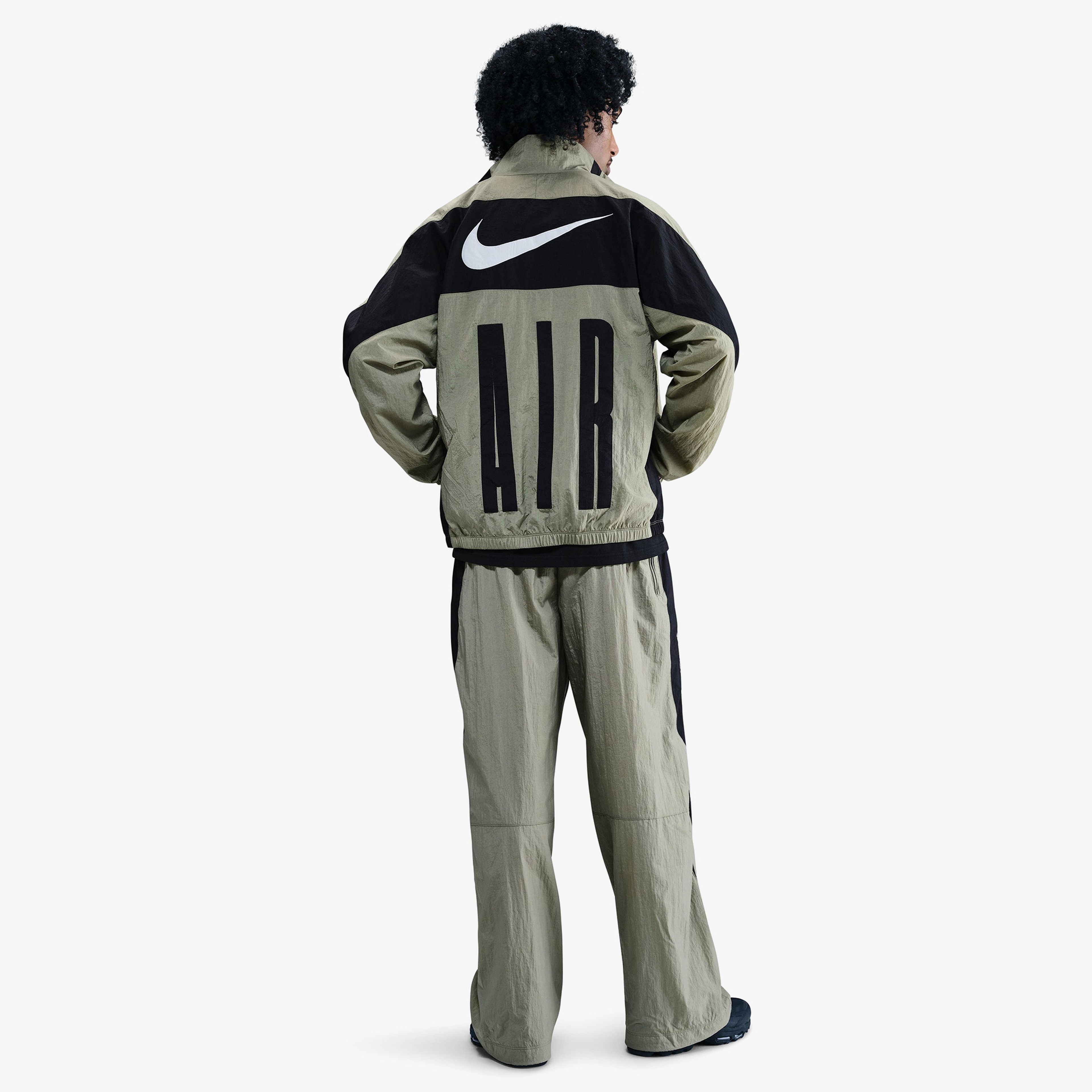 Nike Air Woven Erkek Yeşil Eşofman Altı